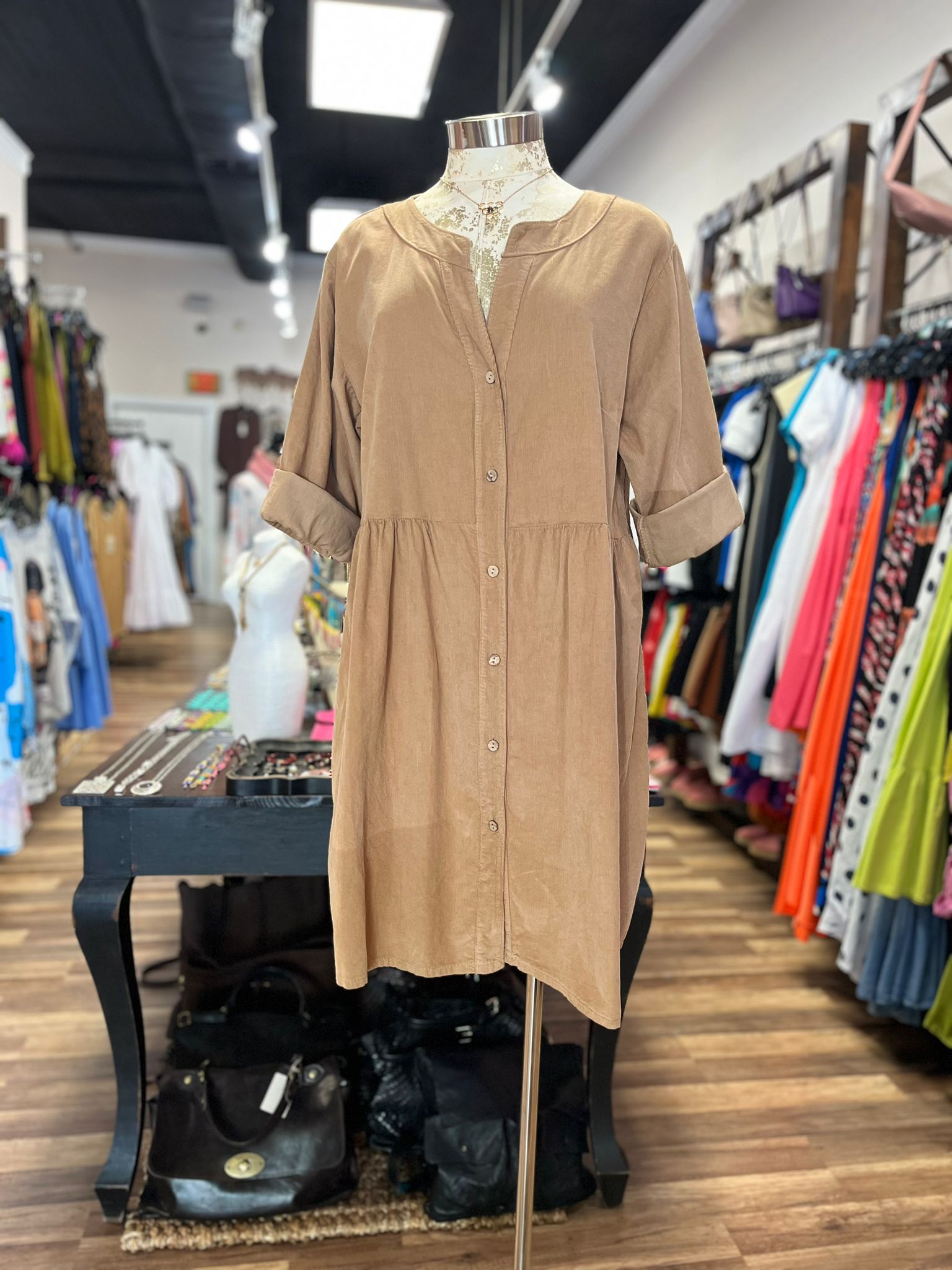 SIMPLE LONG DRESS – Glitter G Fashion Clothing - Main Image