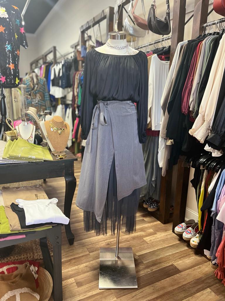 ASYMMETRIC SKIRT