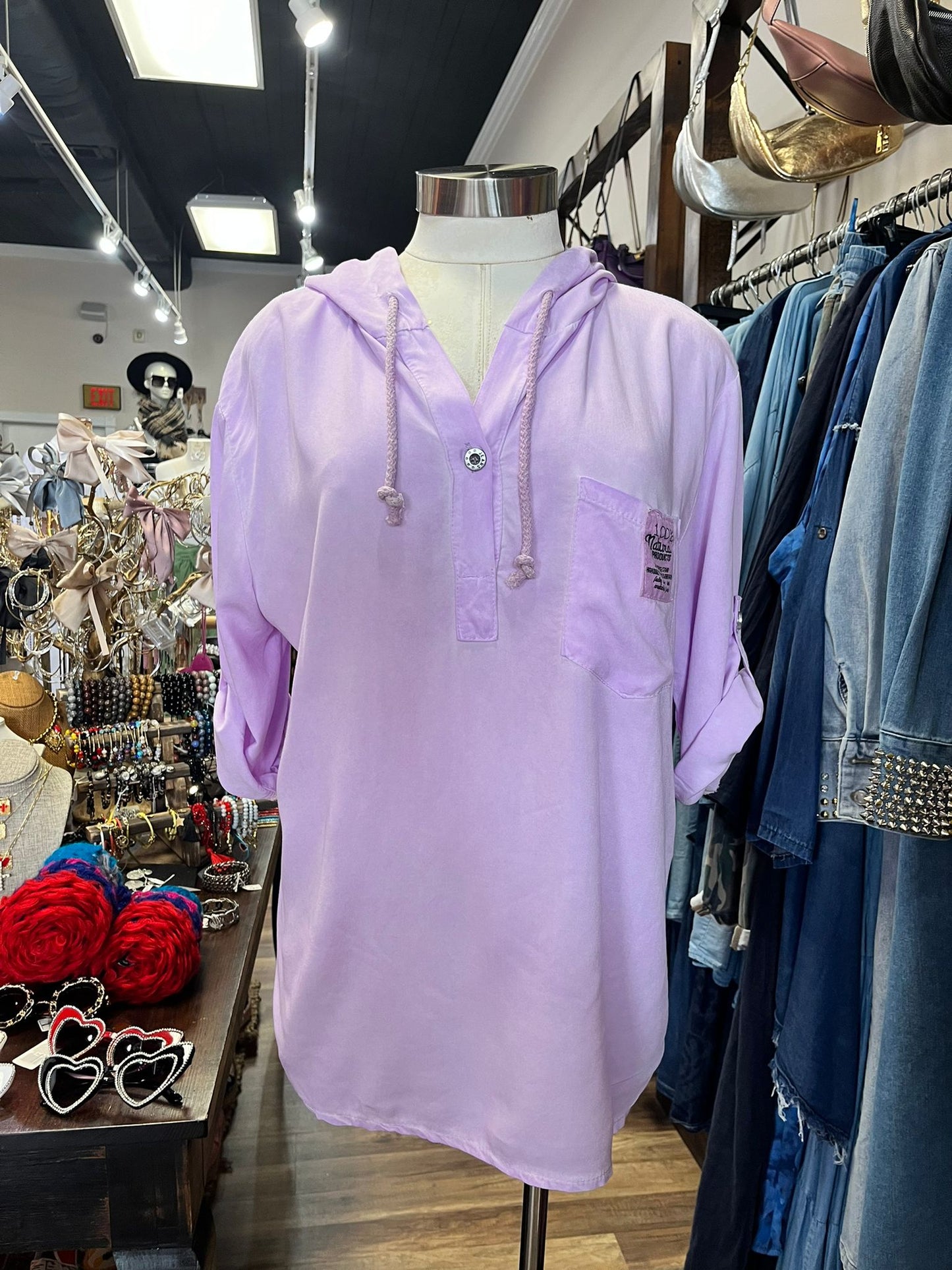SHIRT WITH HOODIE