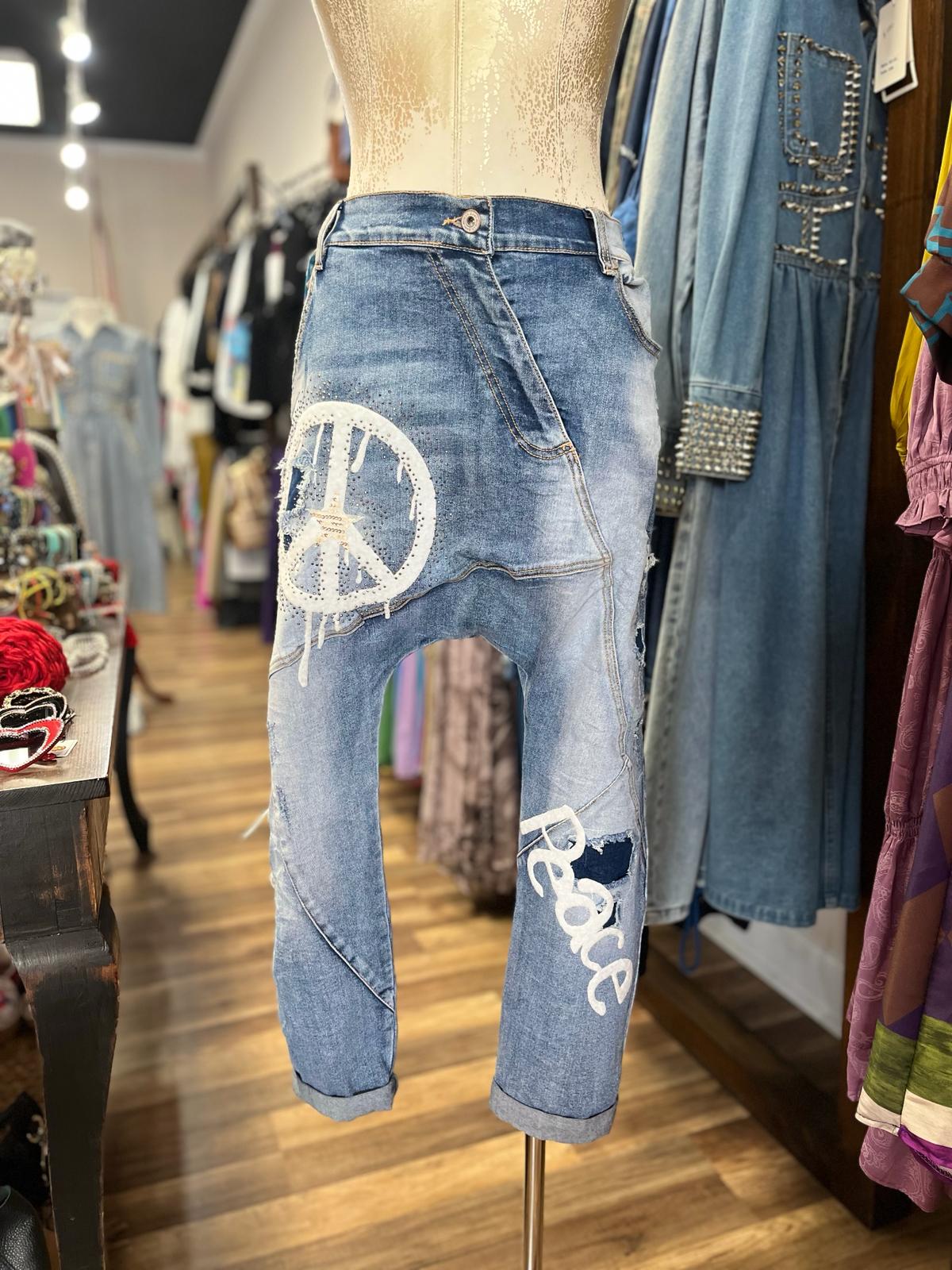 "PEACE" PANTS