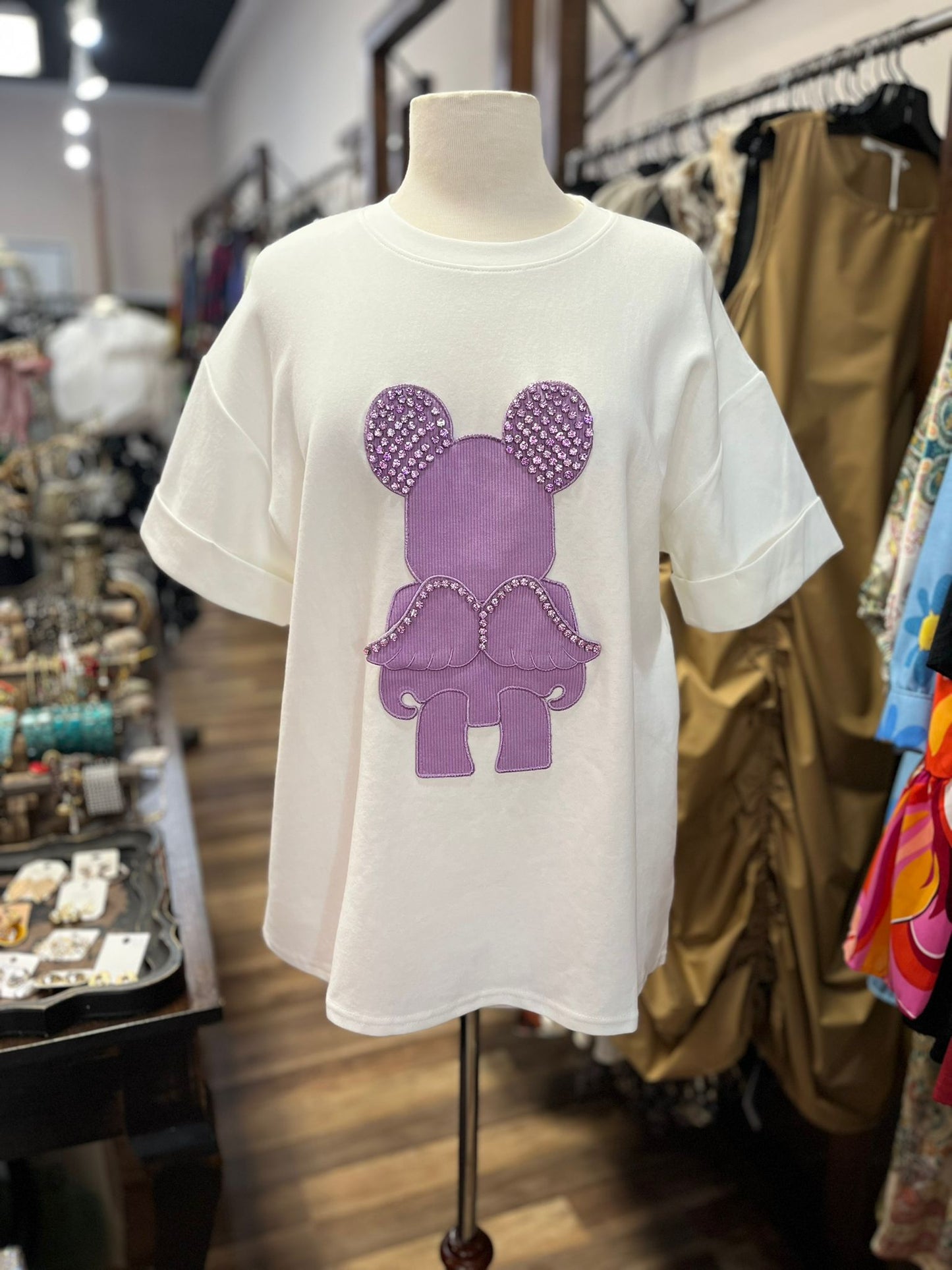 PURPLE BEAR T-SHIRT