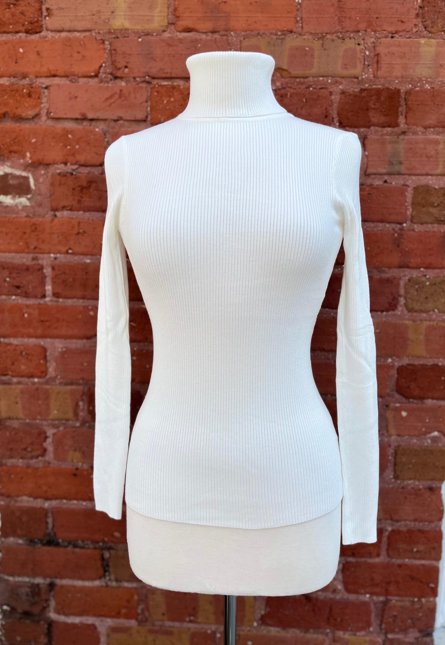 LONG SLEEVE TURTLE NECK SWEATER