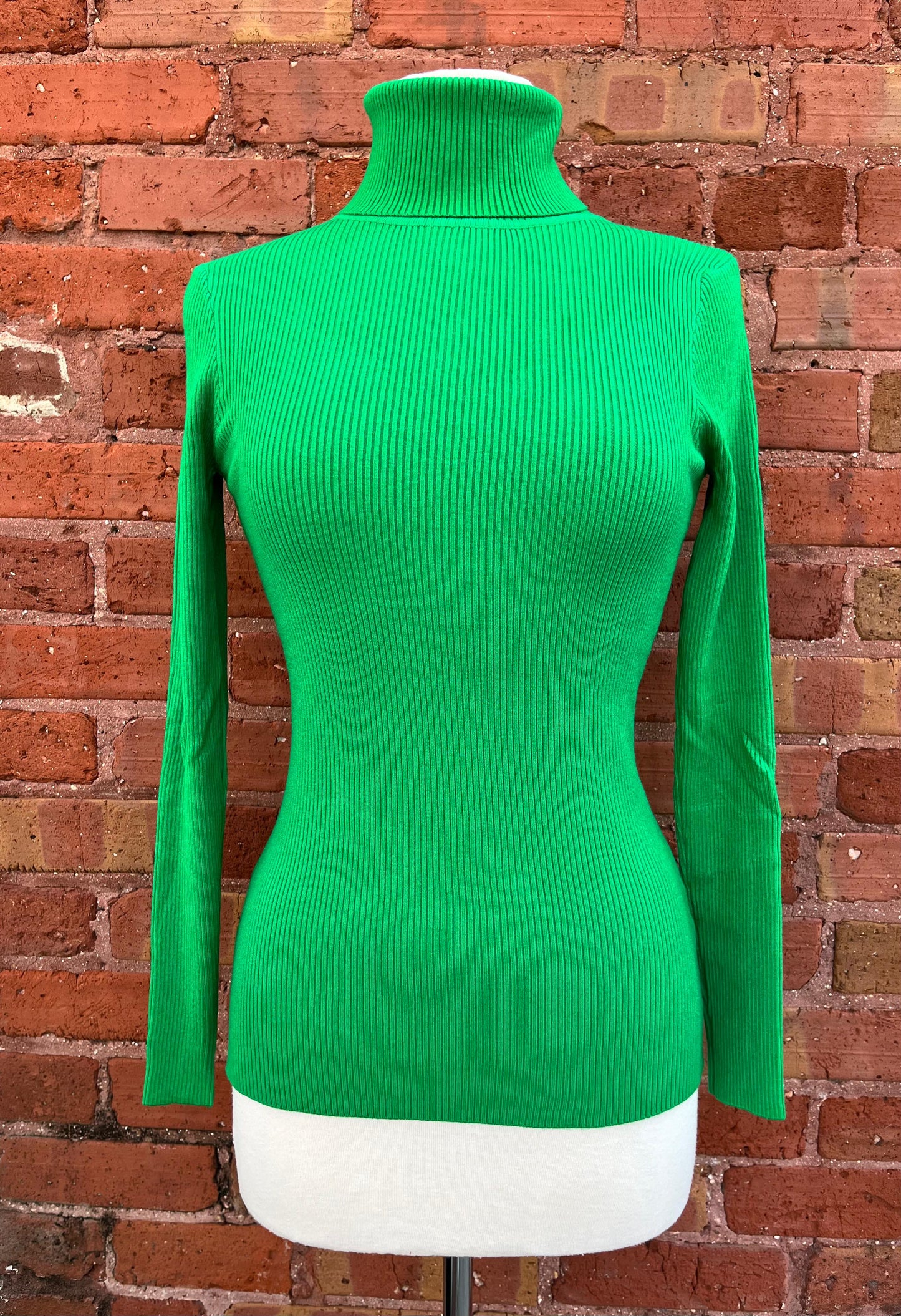 LONG SLEEVE TURTLE NECK SWEATER