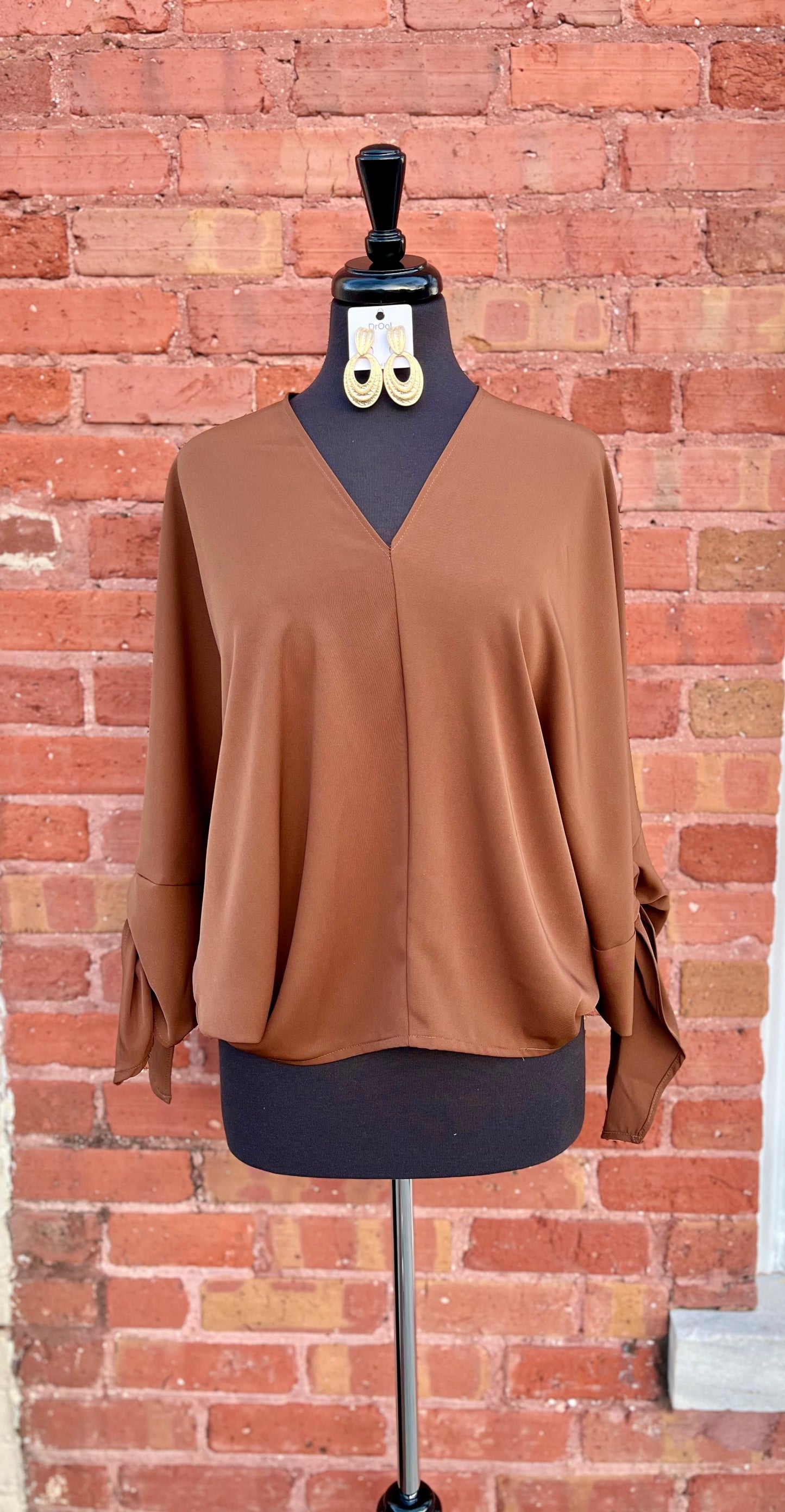 Tie Sleeve Blouse