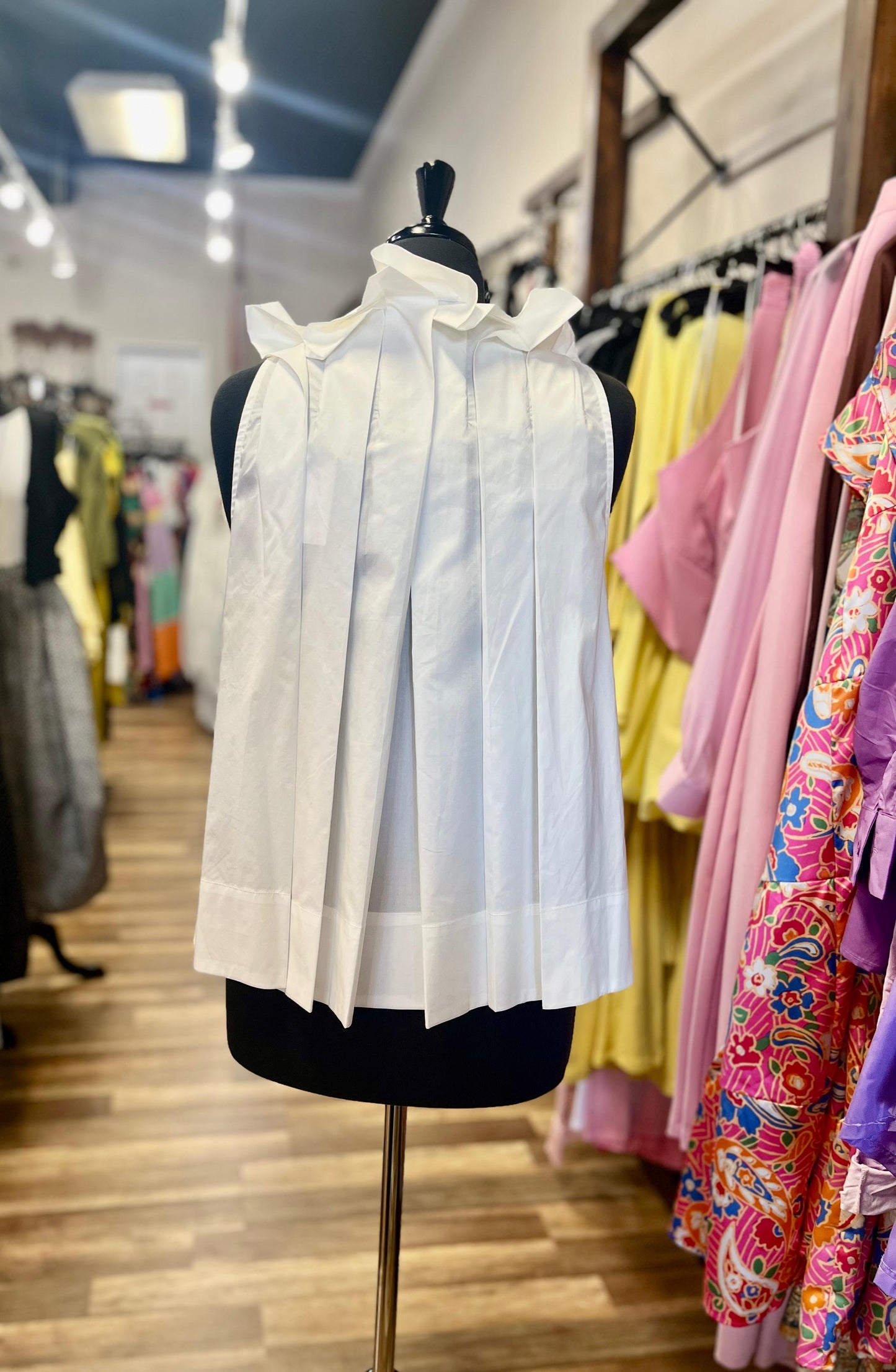 Pleated Collar Blouse