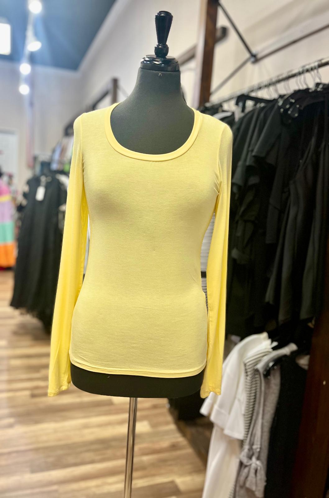 Long-Sleeve Fitted Top