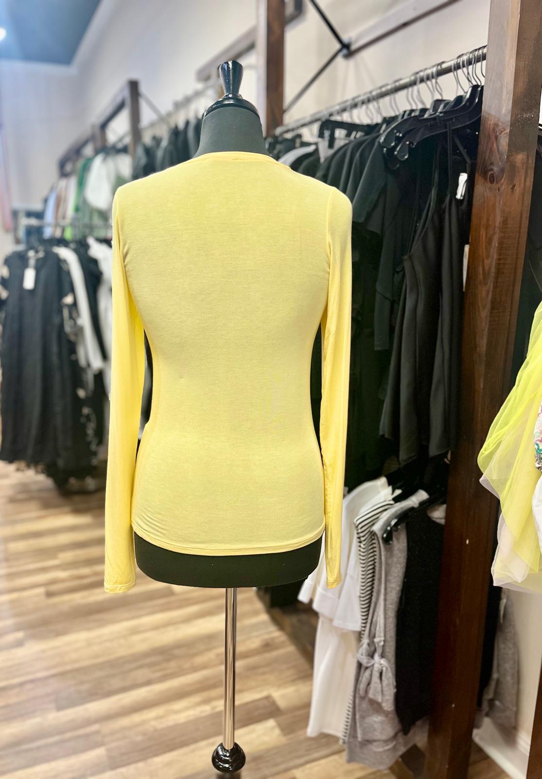 Long-Sleeve Fitted Top
