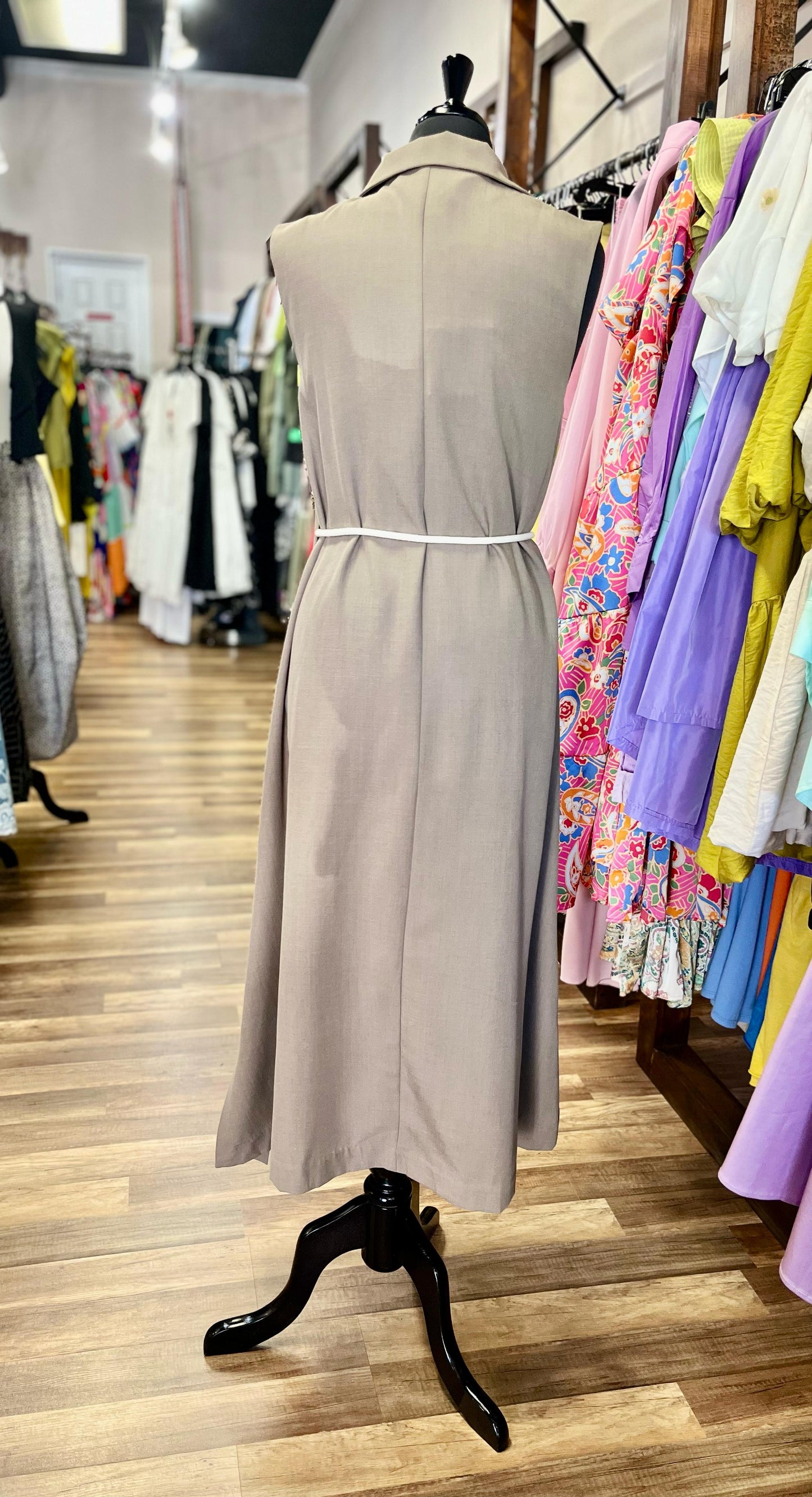 Sleevelees Blazer Dress