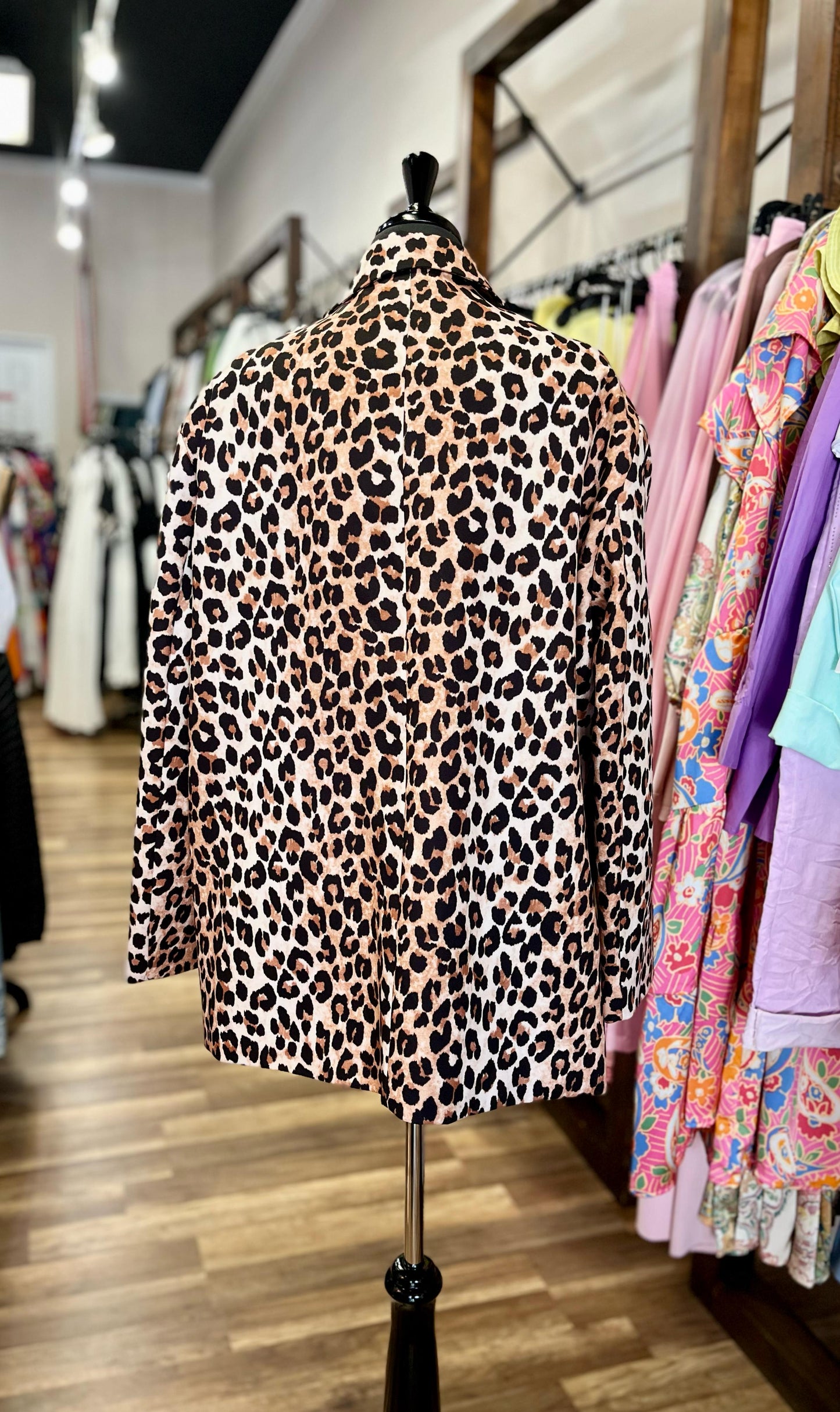 Animal-Print Jacket