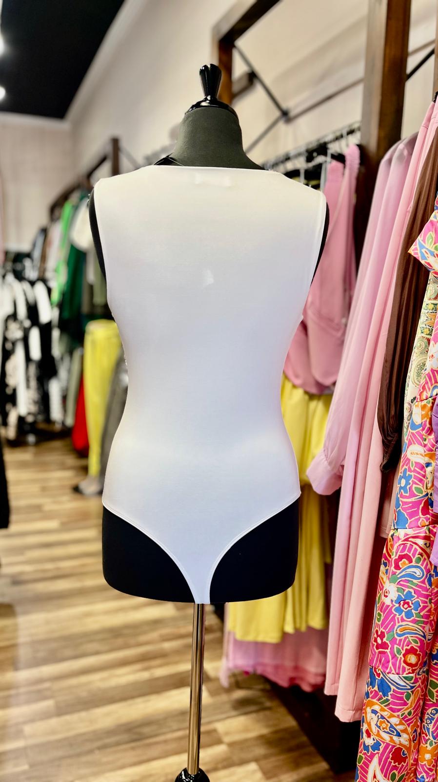 Reversible Rounded Neck Knit Bodysuit