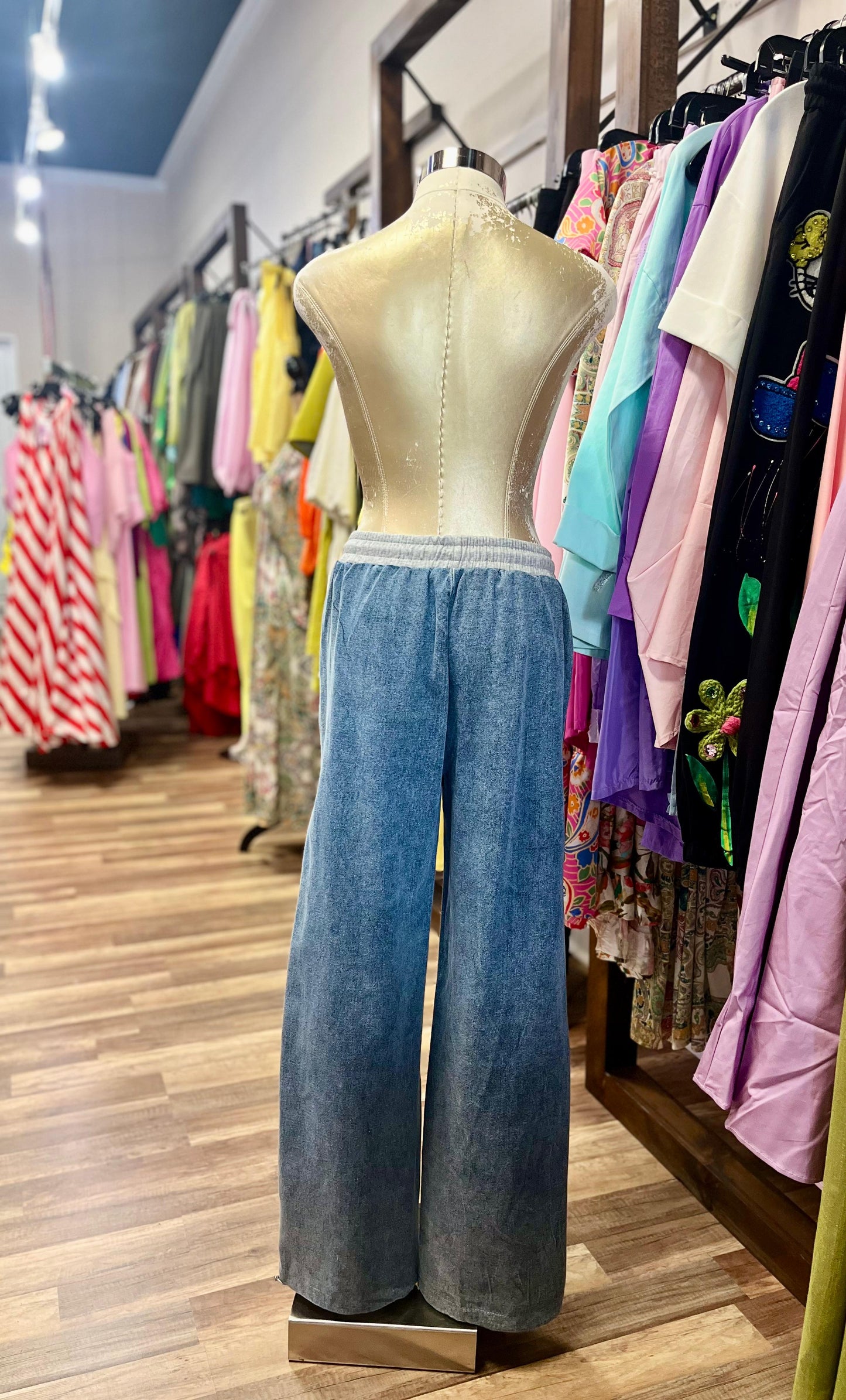 Denim and Cotton Sport Set