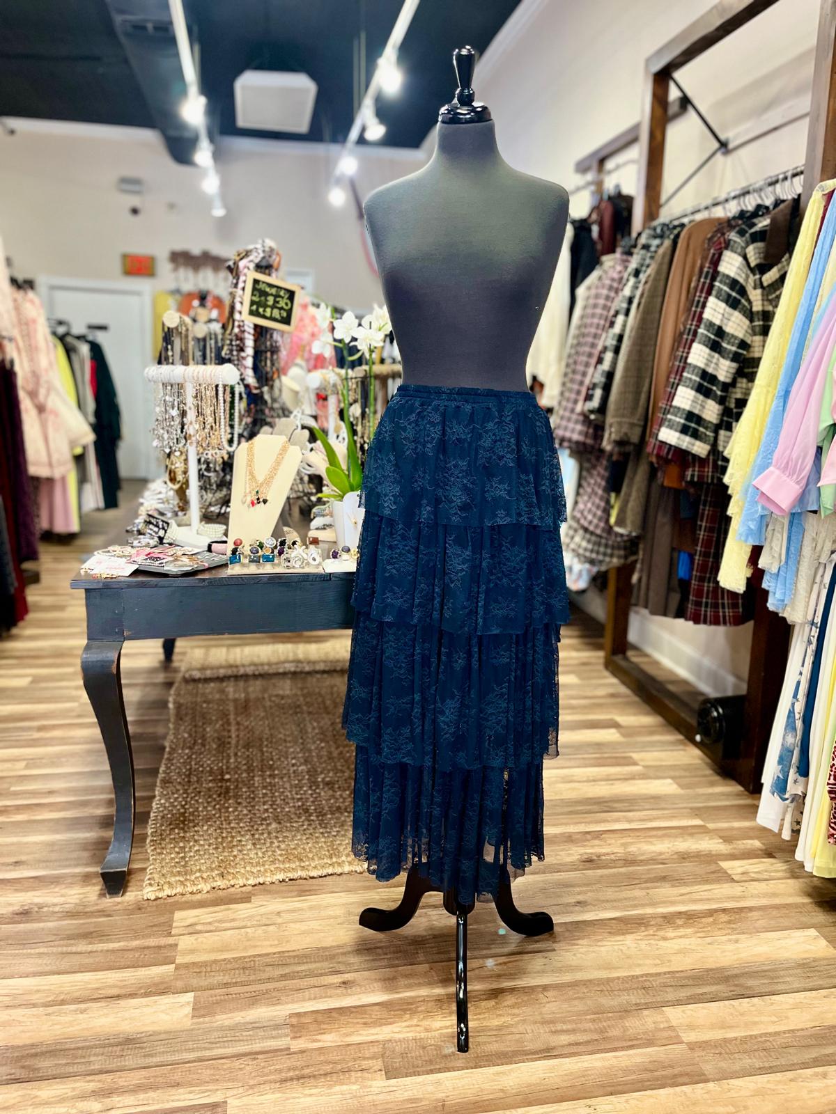 Lace Midi Skirt