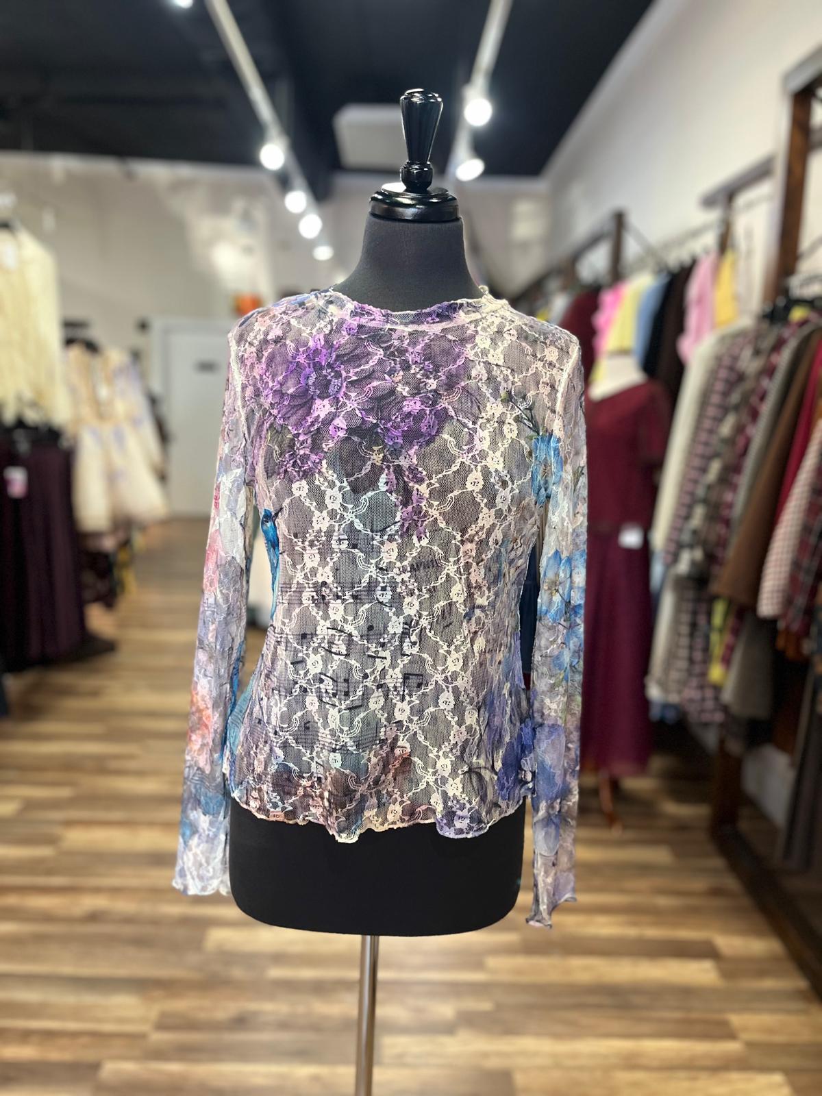 Sheer Lace Top