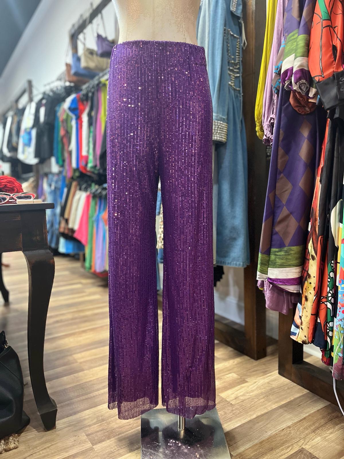 SEQUIN PANTS