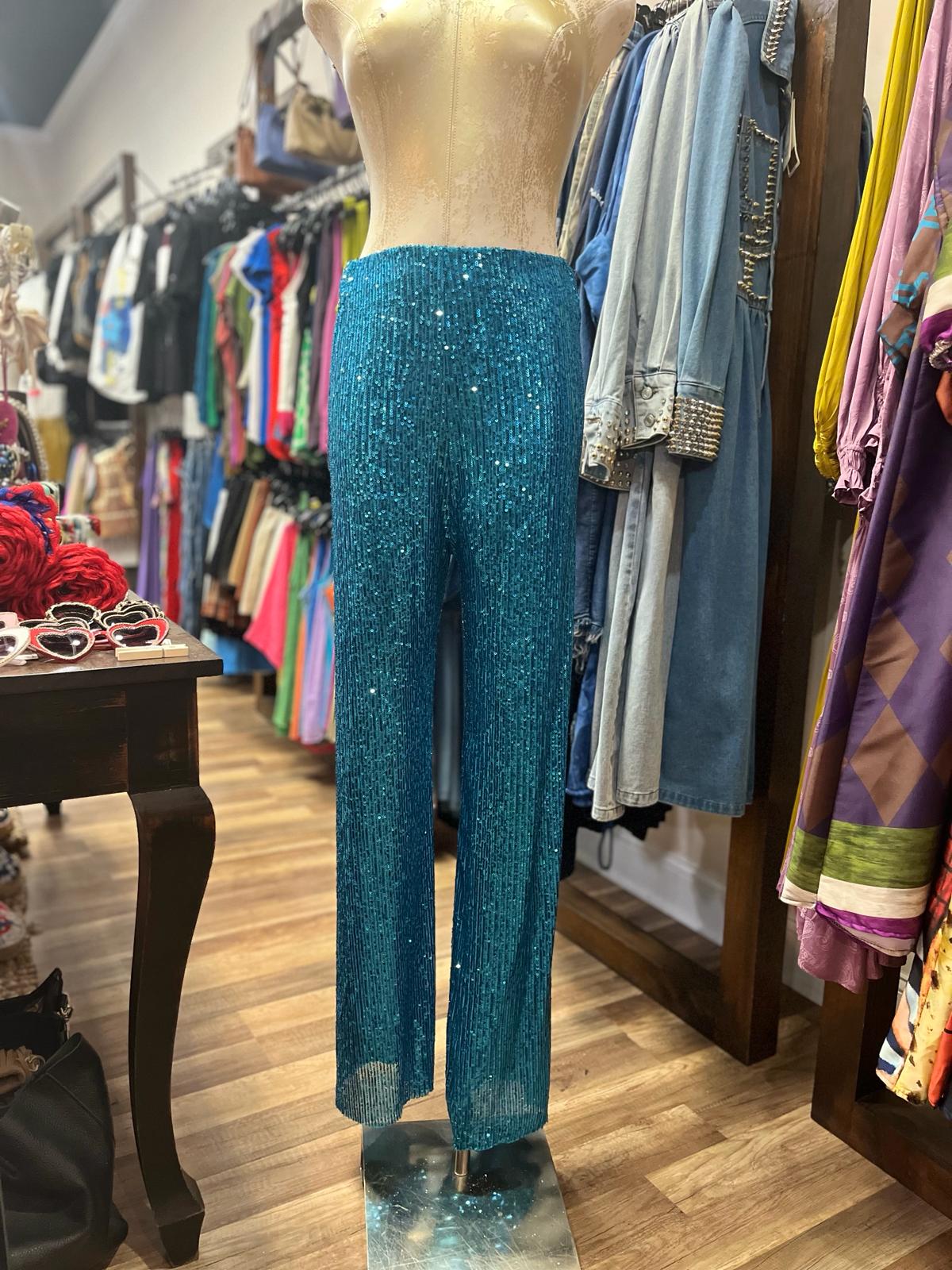 SEQUIN PANTS