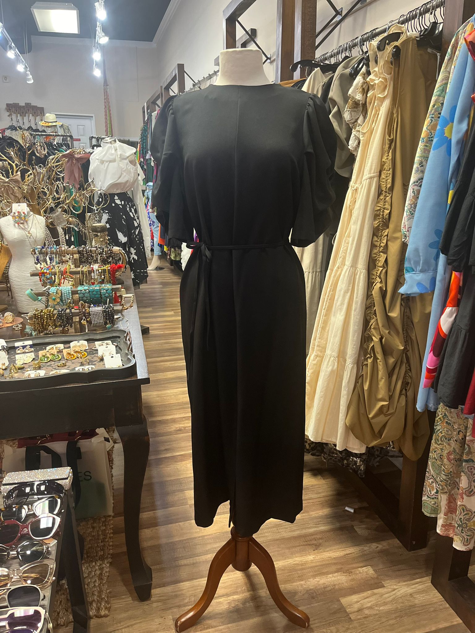 FABRIC LONG DRESS Glitter G Fashion Clothing FABRIC LONG DRESS Glitter G Fashion Clothing
