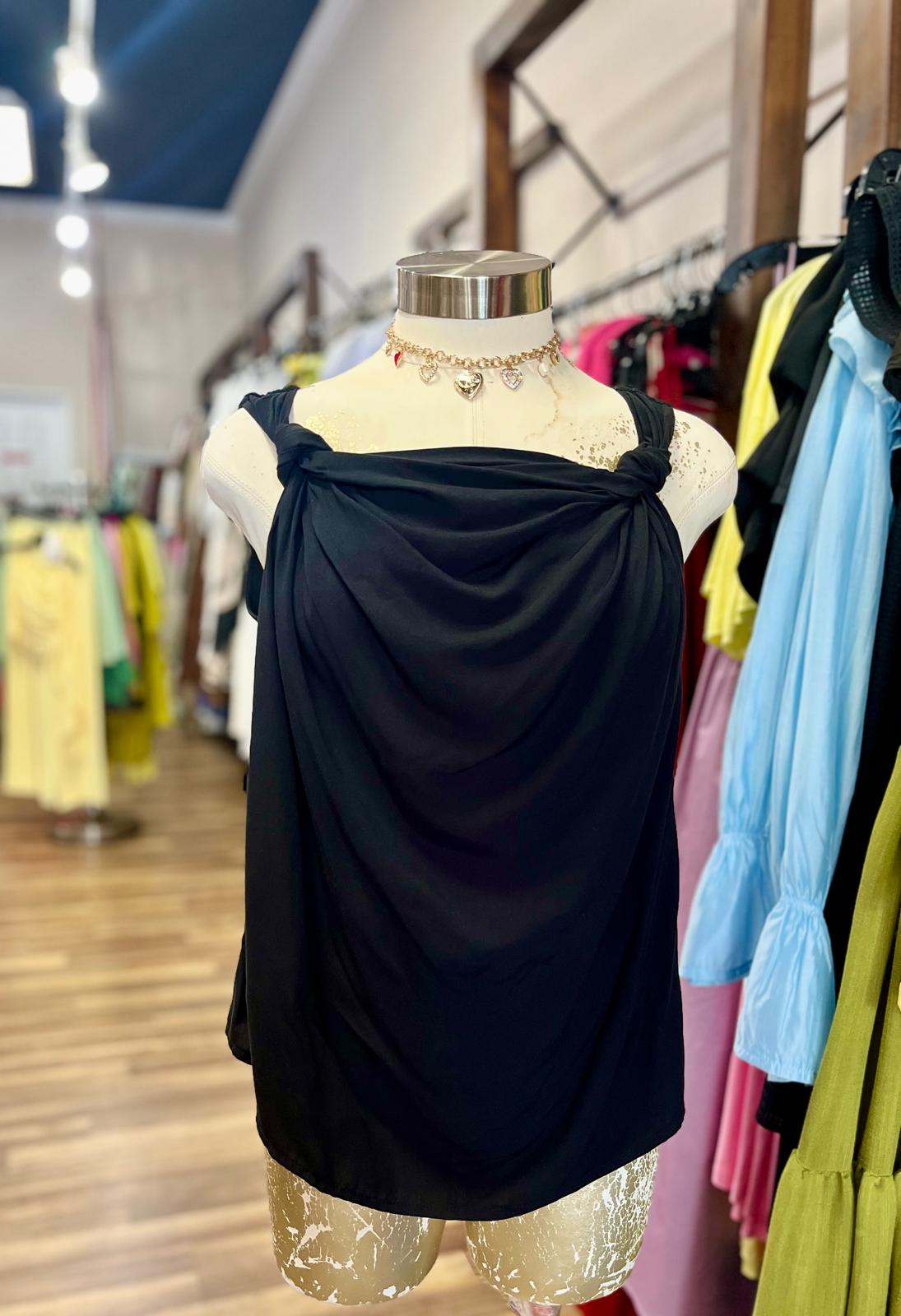 KNOTTED BLOUSE