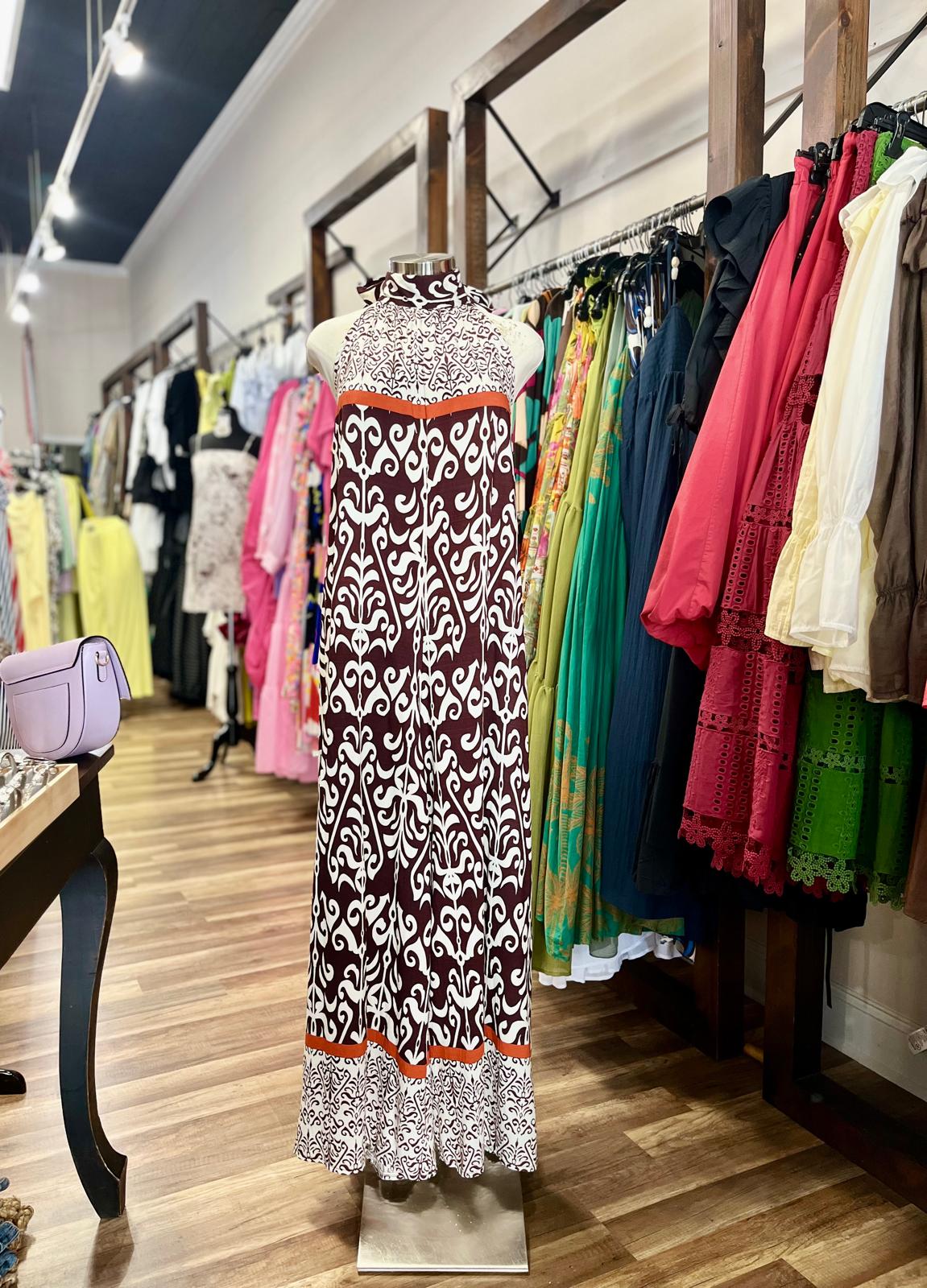 Boho Halter Palazzo Jumpsuit