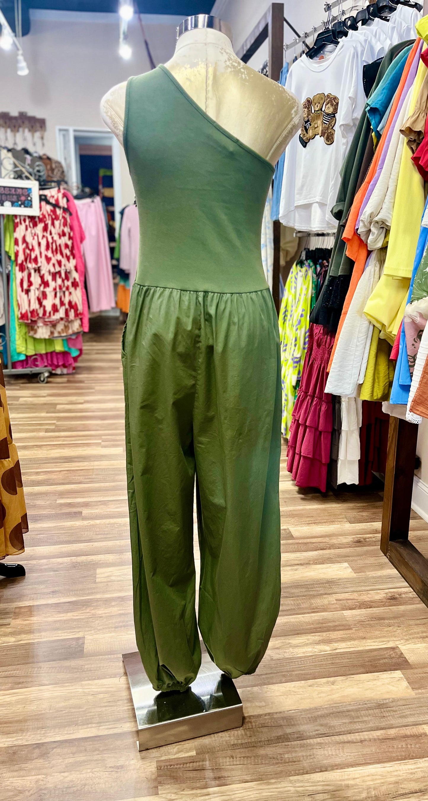 Jumpsuit One-Shoulder