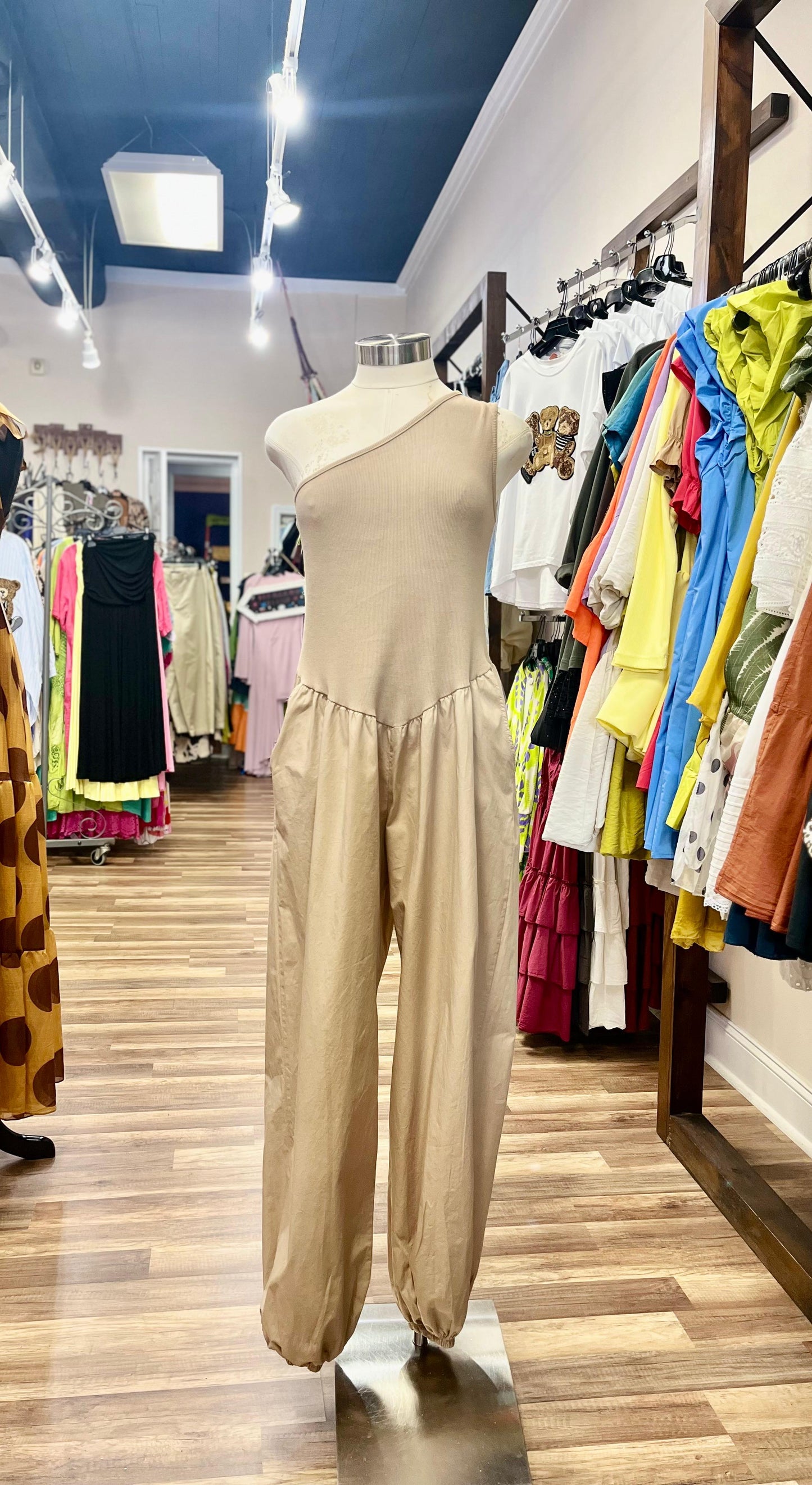 Jumpsuit One-Shoulder