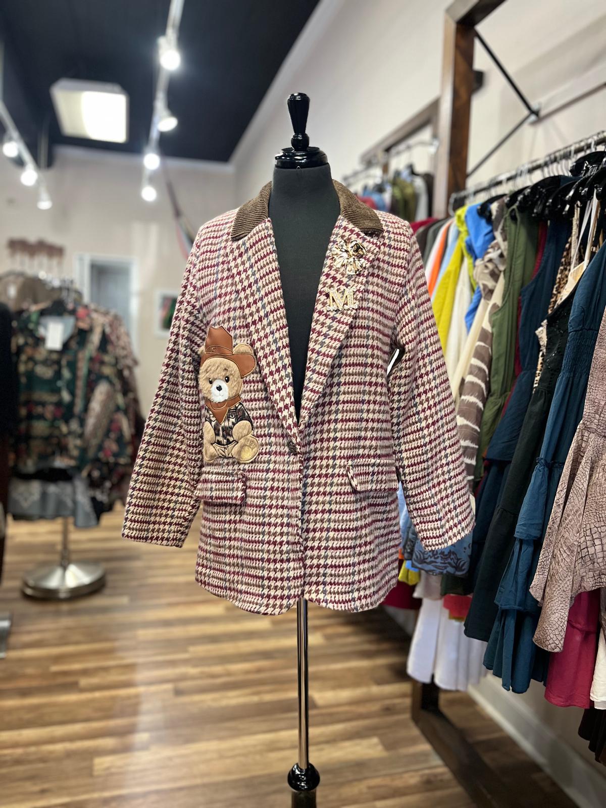 Vintage Houndstoonth Blazer