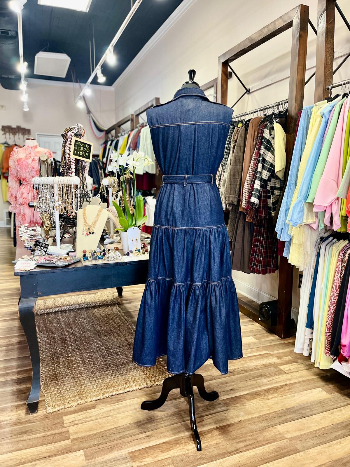 Denim Shirt Dress