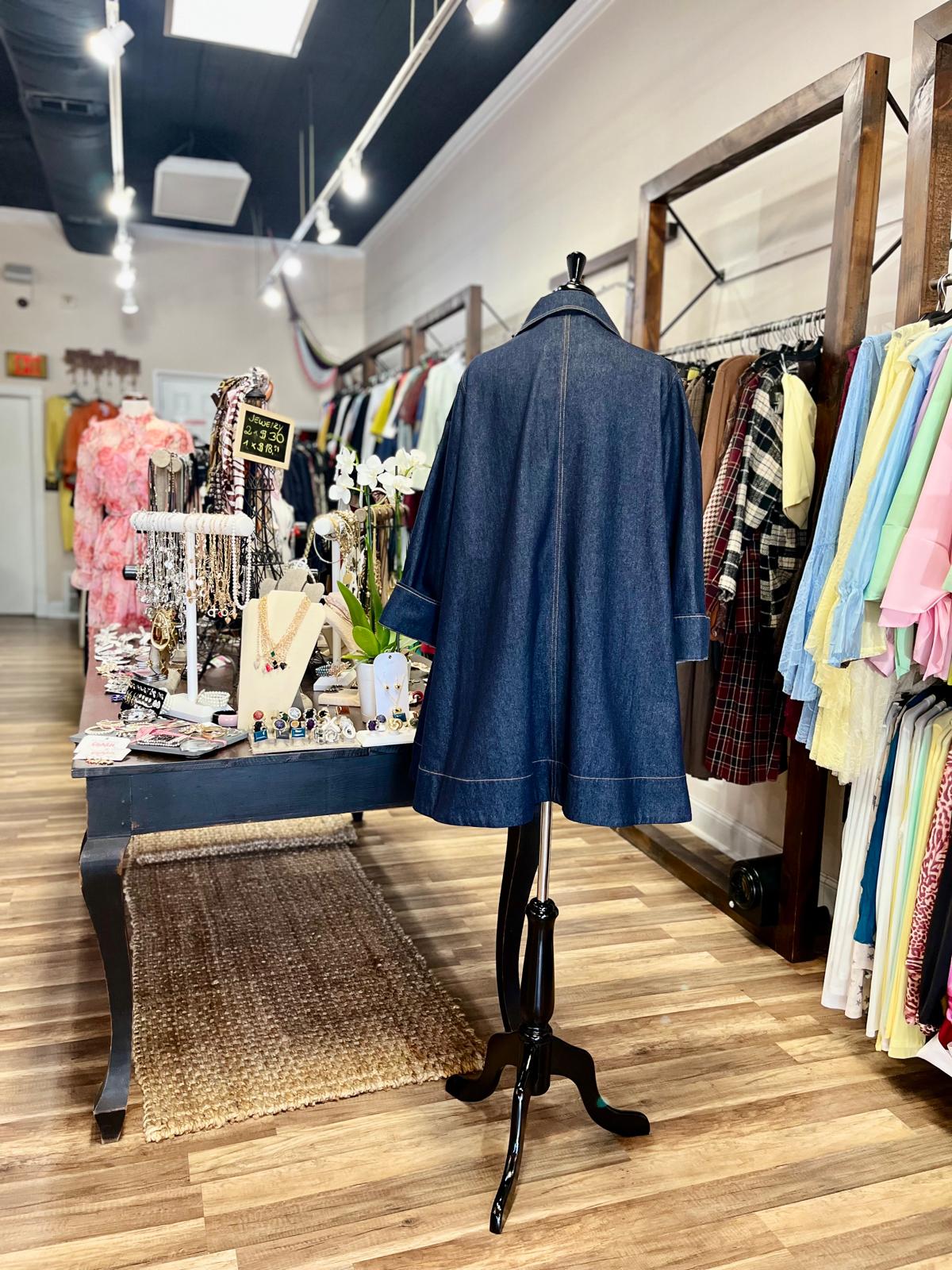 Denim A-Line Dress