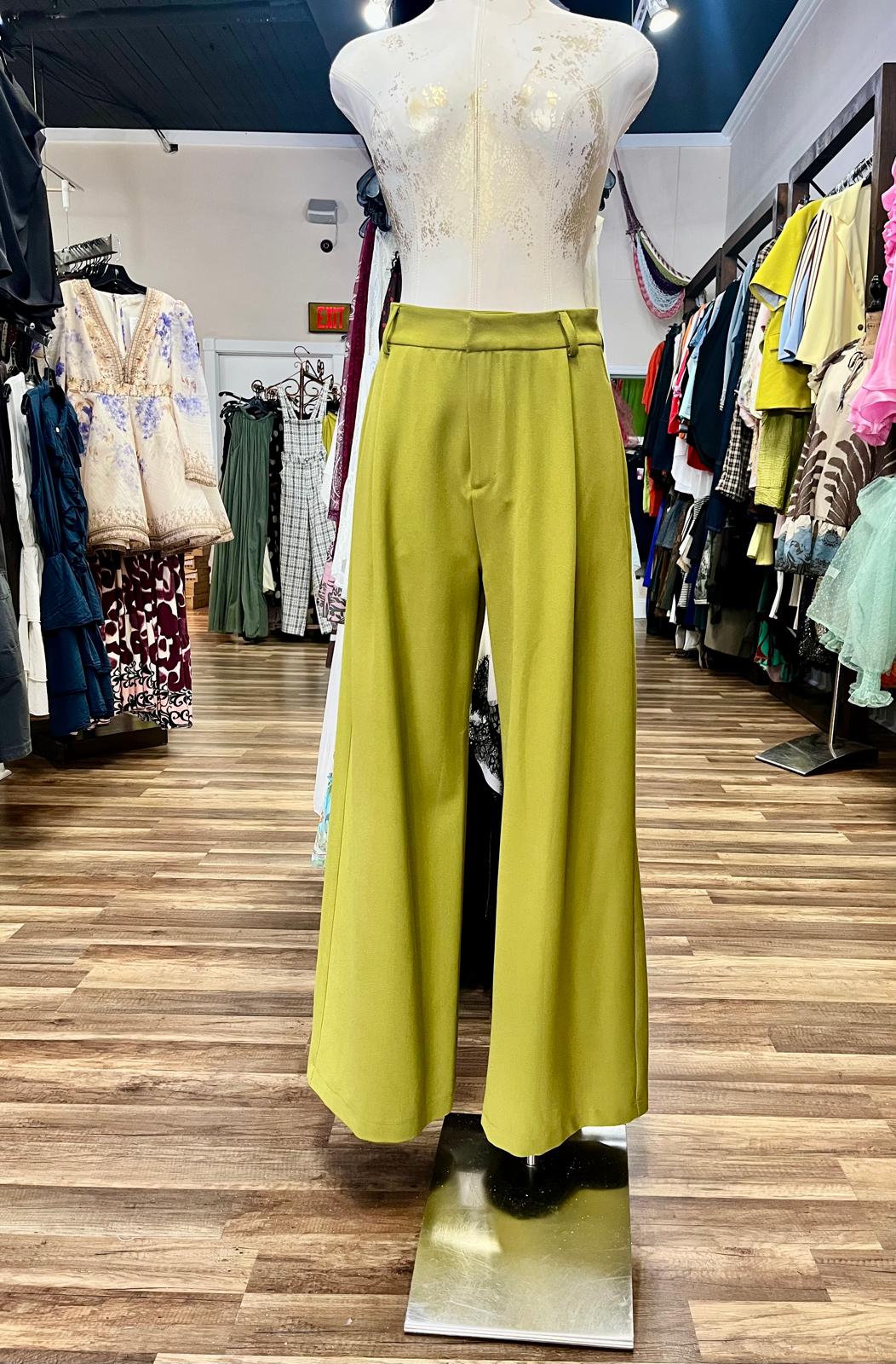 High-Waisted Wide-Leg Pant