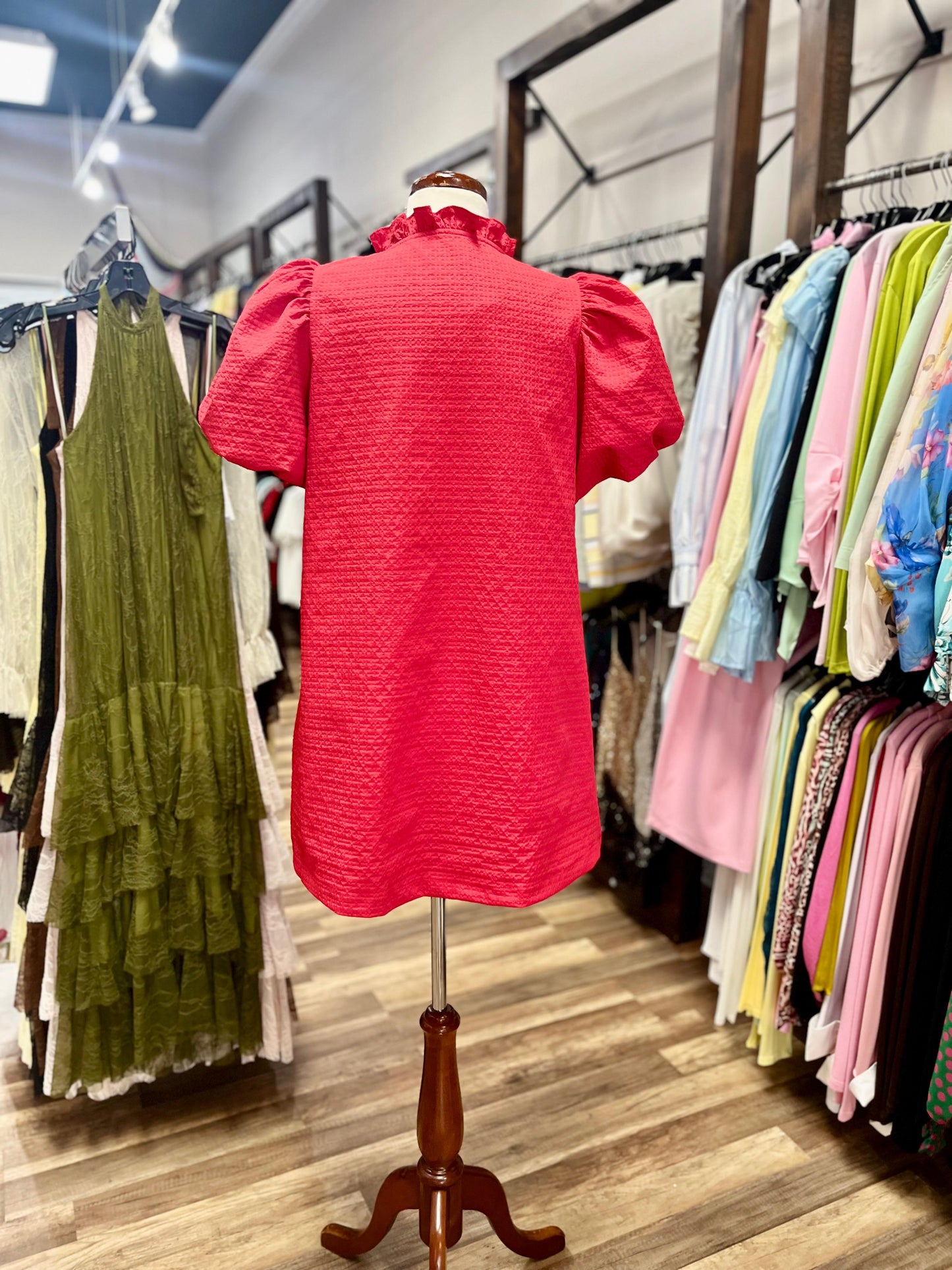 Puff Sleeve Dress