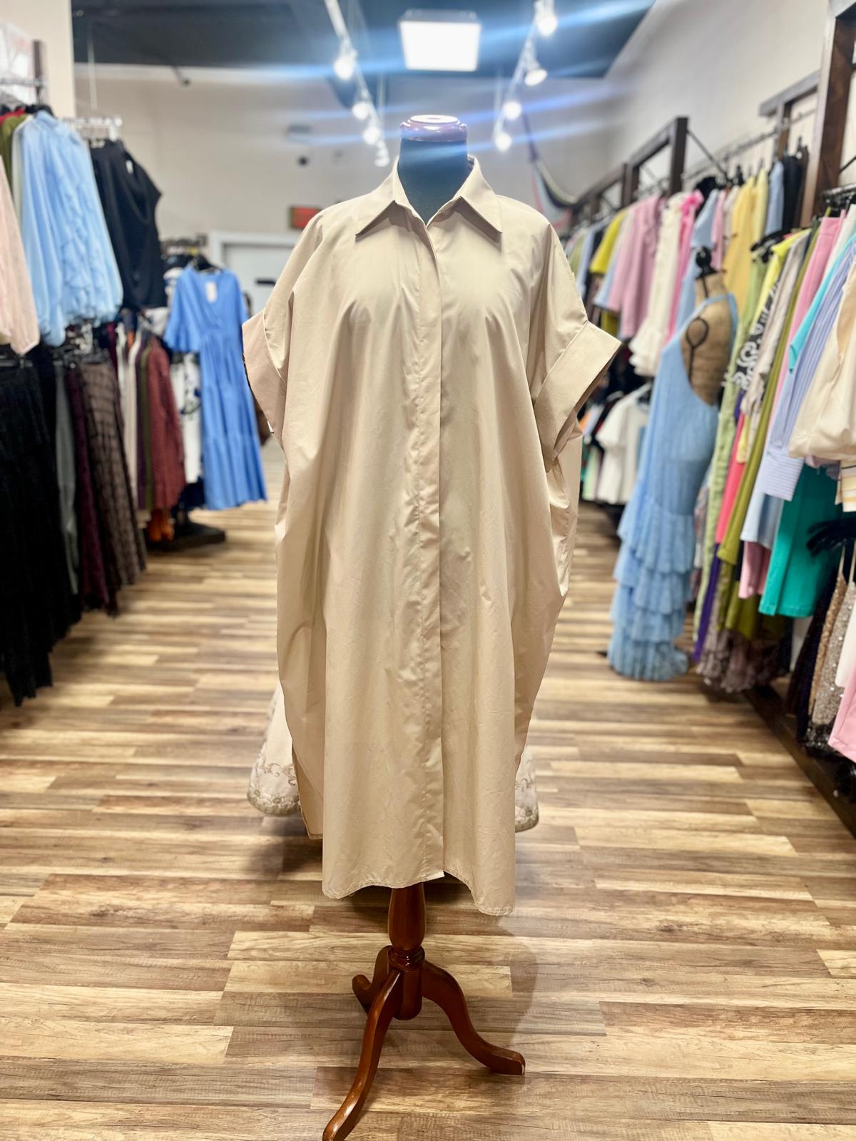 Oversized shirt Dress