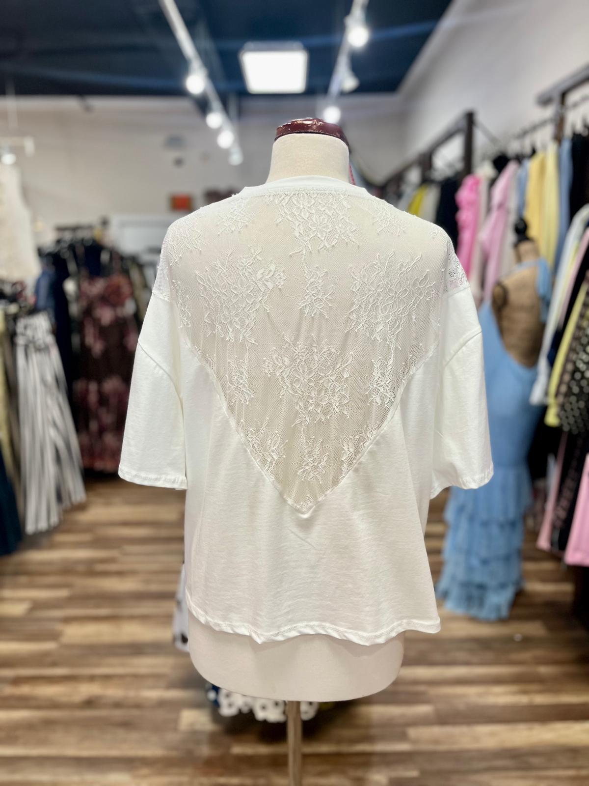 Lace Detail Tee