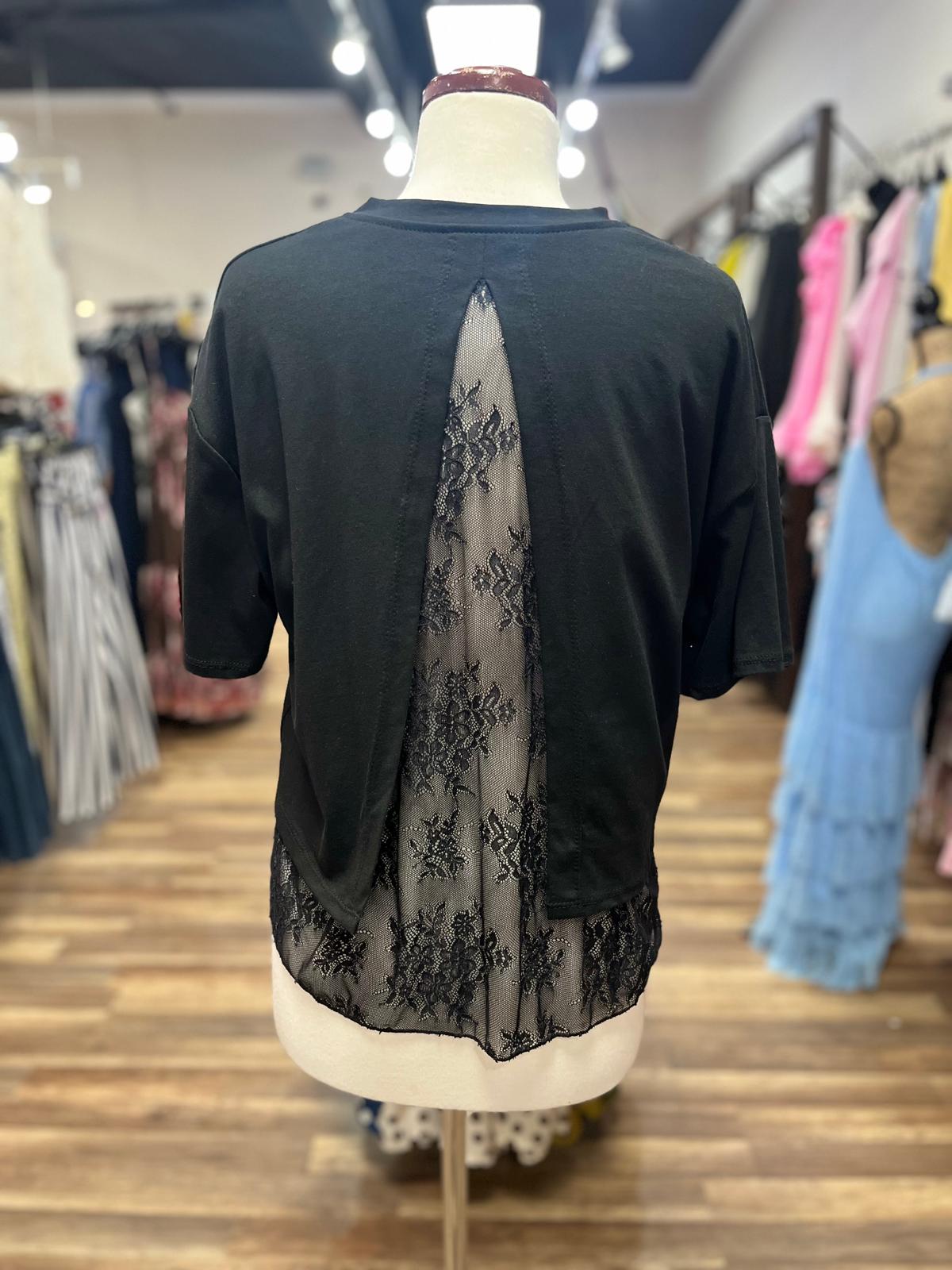 Back Lace Tee