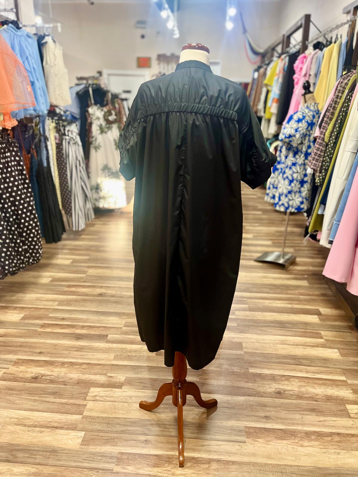 Puff Sleeve Shirt Dress