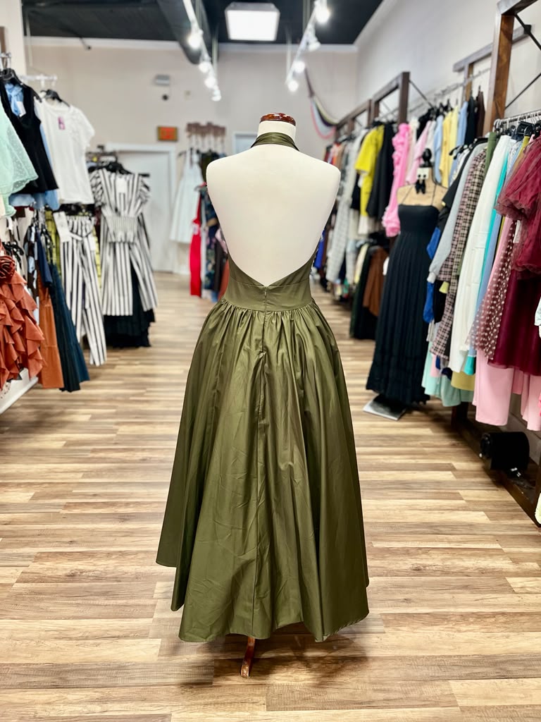 Halter Neck Maxi Dress