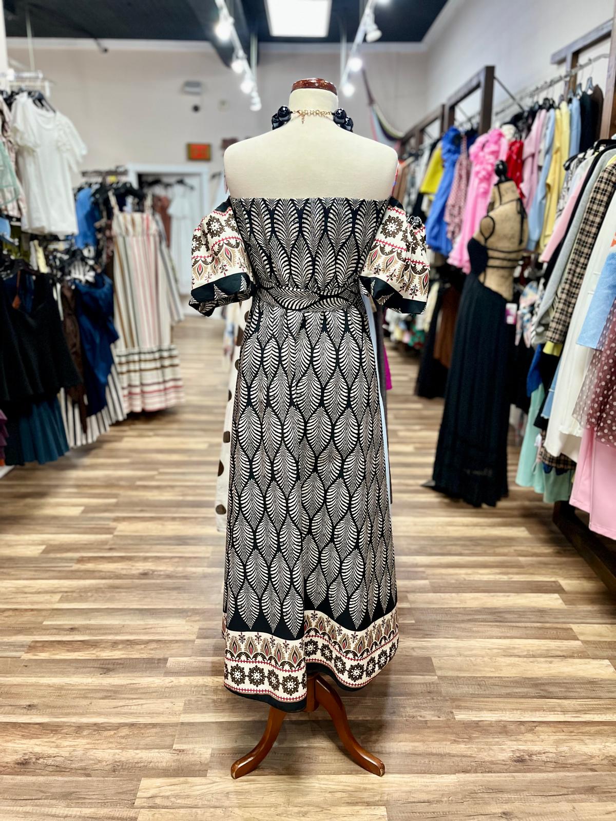 Boho Chic Midi Dress