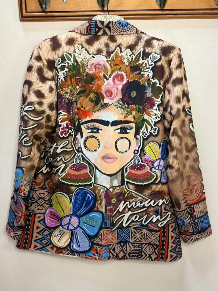 Frida Print Blazer
