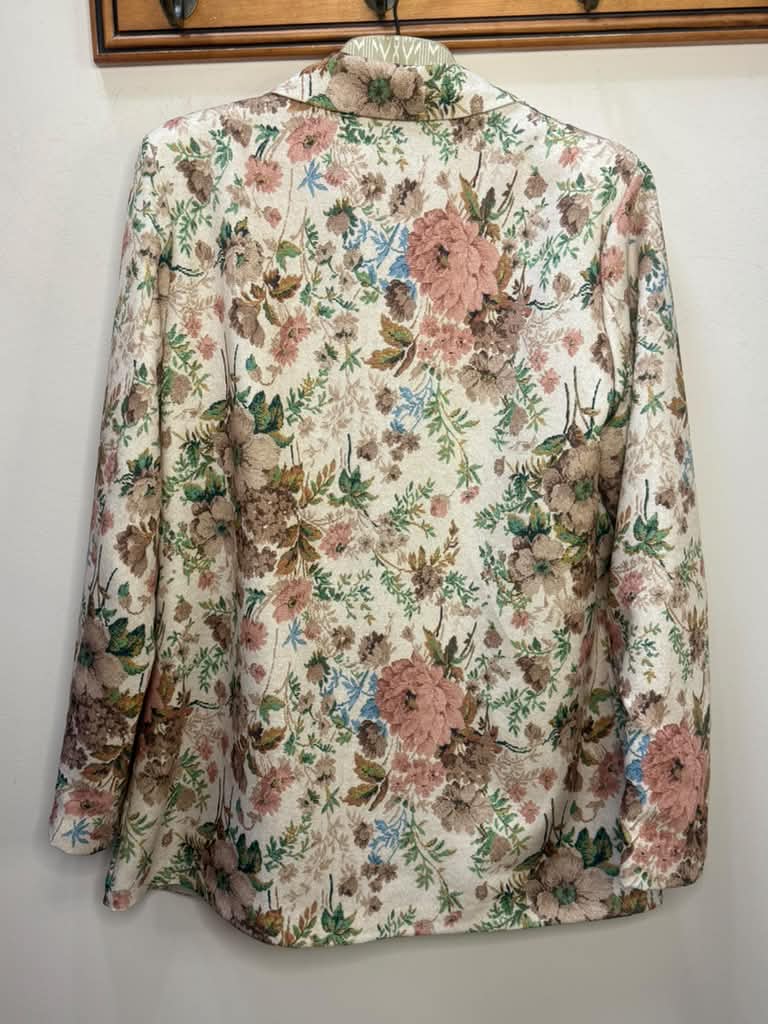 Vintage Floral Blazer
