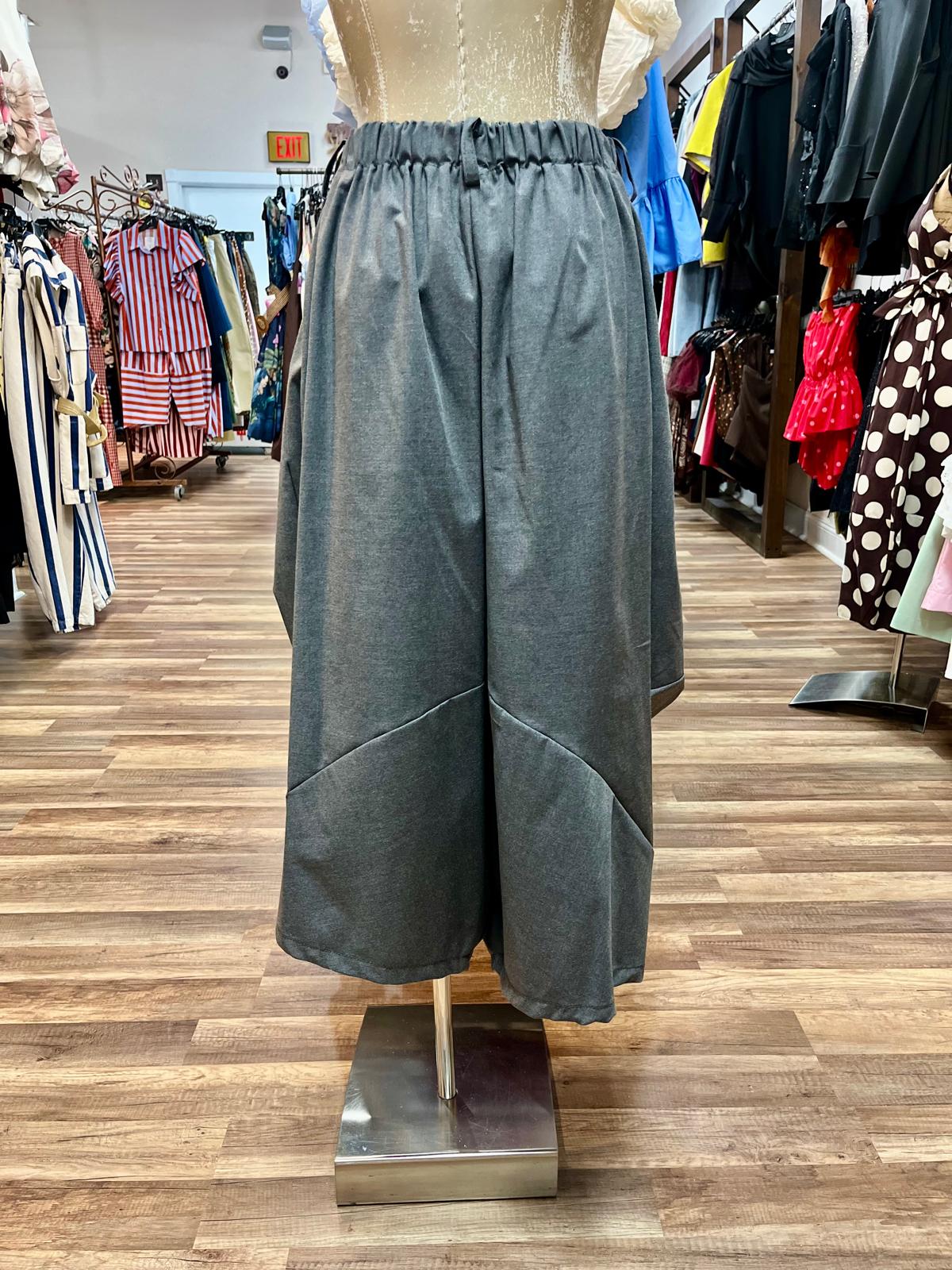 Asymmetrical Skort Pants