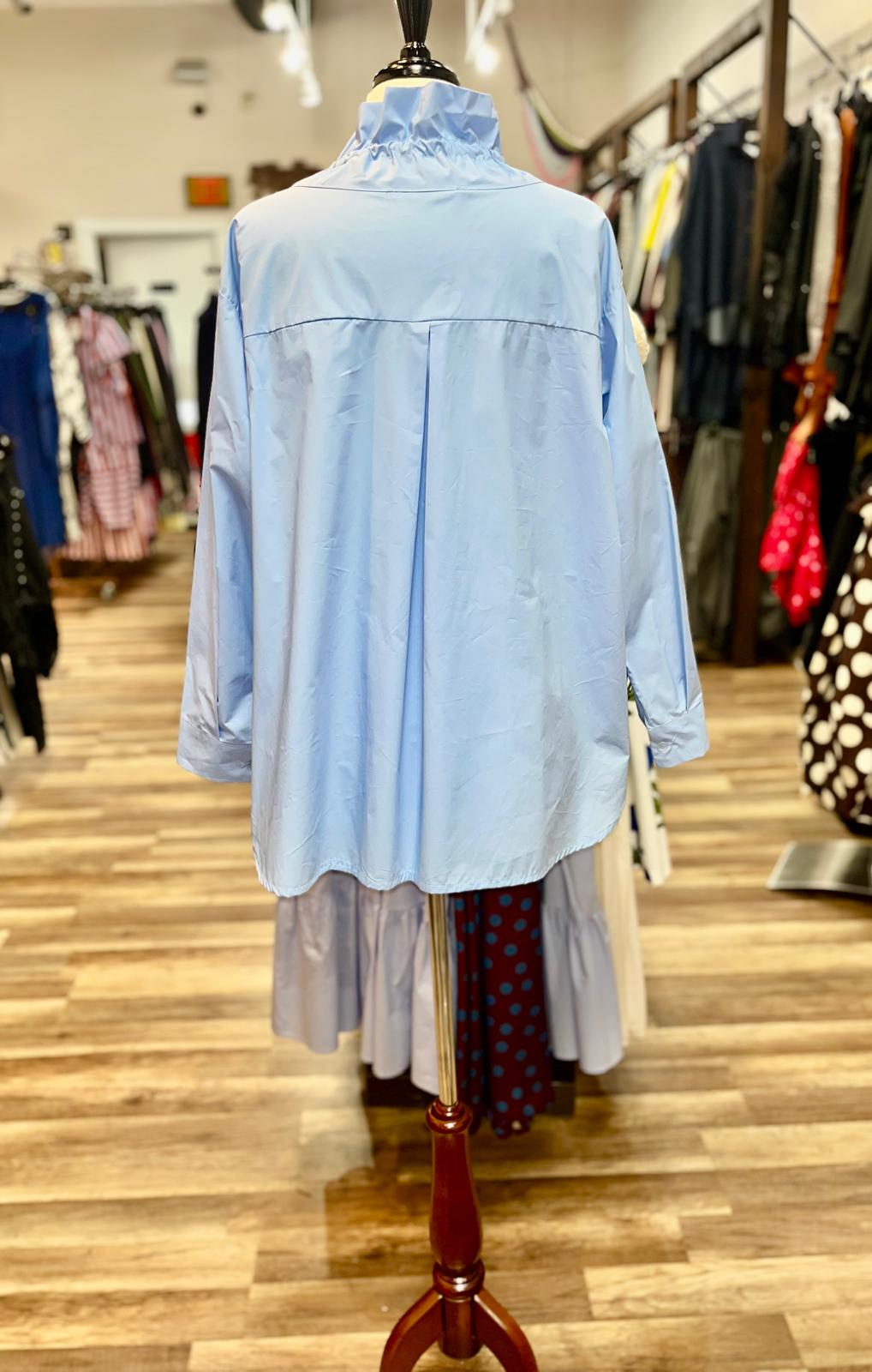 Ruffle Neck Shirt