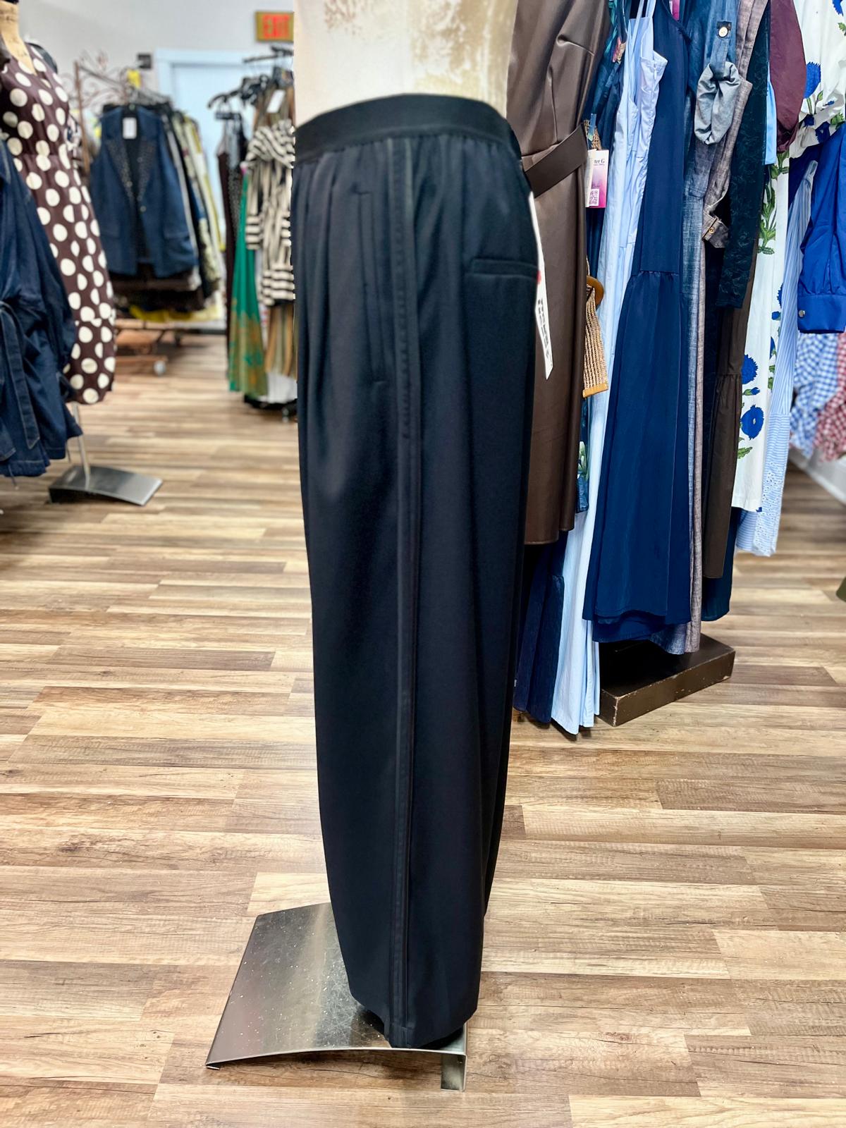 Wide-Leg Pants Side Pocket