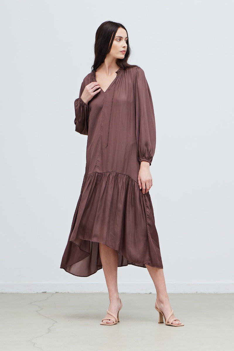 SOLID MAXI DRESS