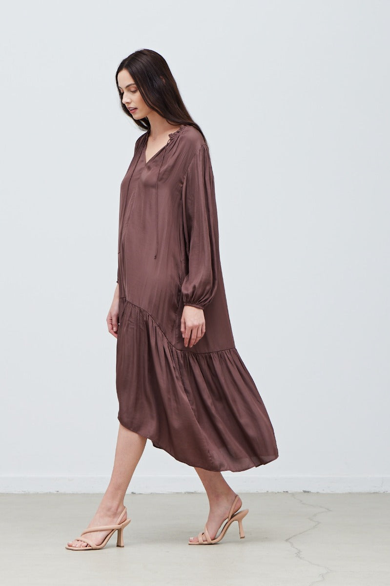 SOLID MAXI DRESS