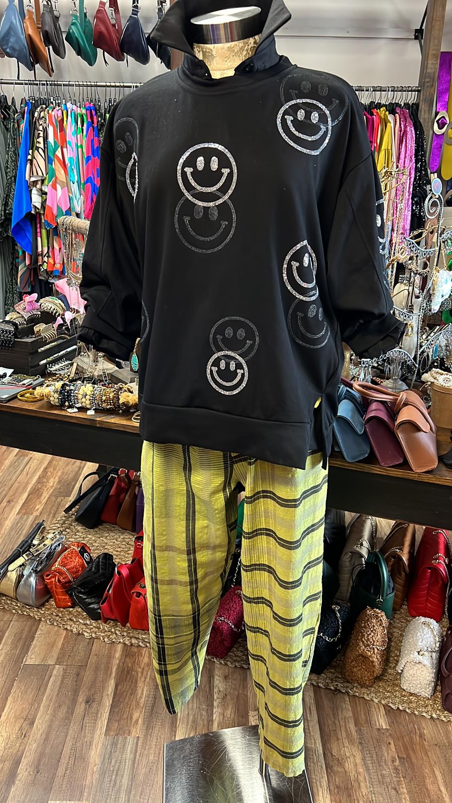 SMILEY FACE SWEATER