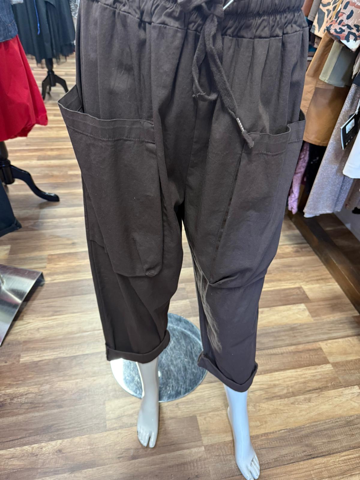 COTTON PANTS WITH POCKETS