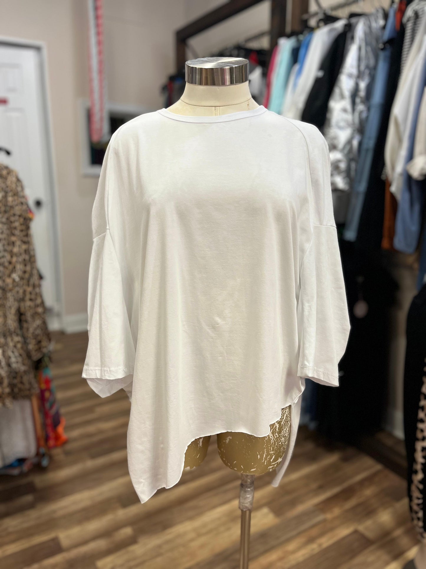 BLOUSE WHITE LONG