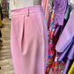 Pink Pleated Pants