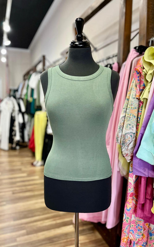 Washed Seamless Crop Top