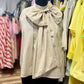 Sleeveless Blouse with 3D Bow