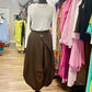 Asymmetrical Draped Balloon Skirt
