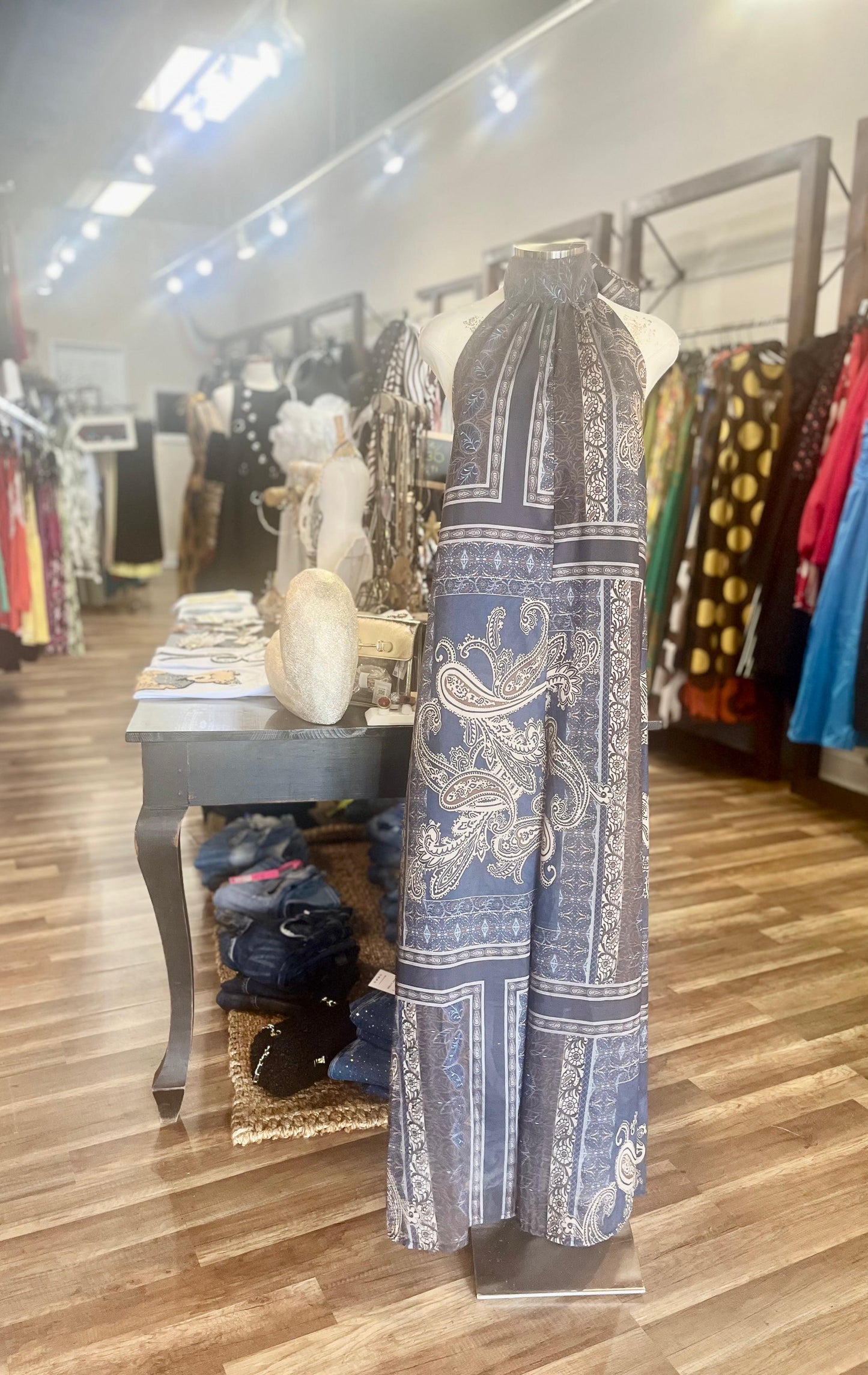 Bohemian Print Halter Jumpsuit